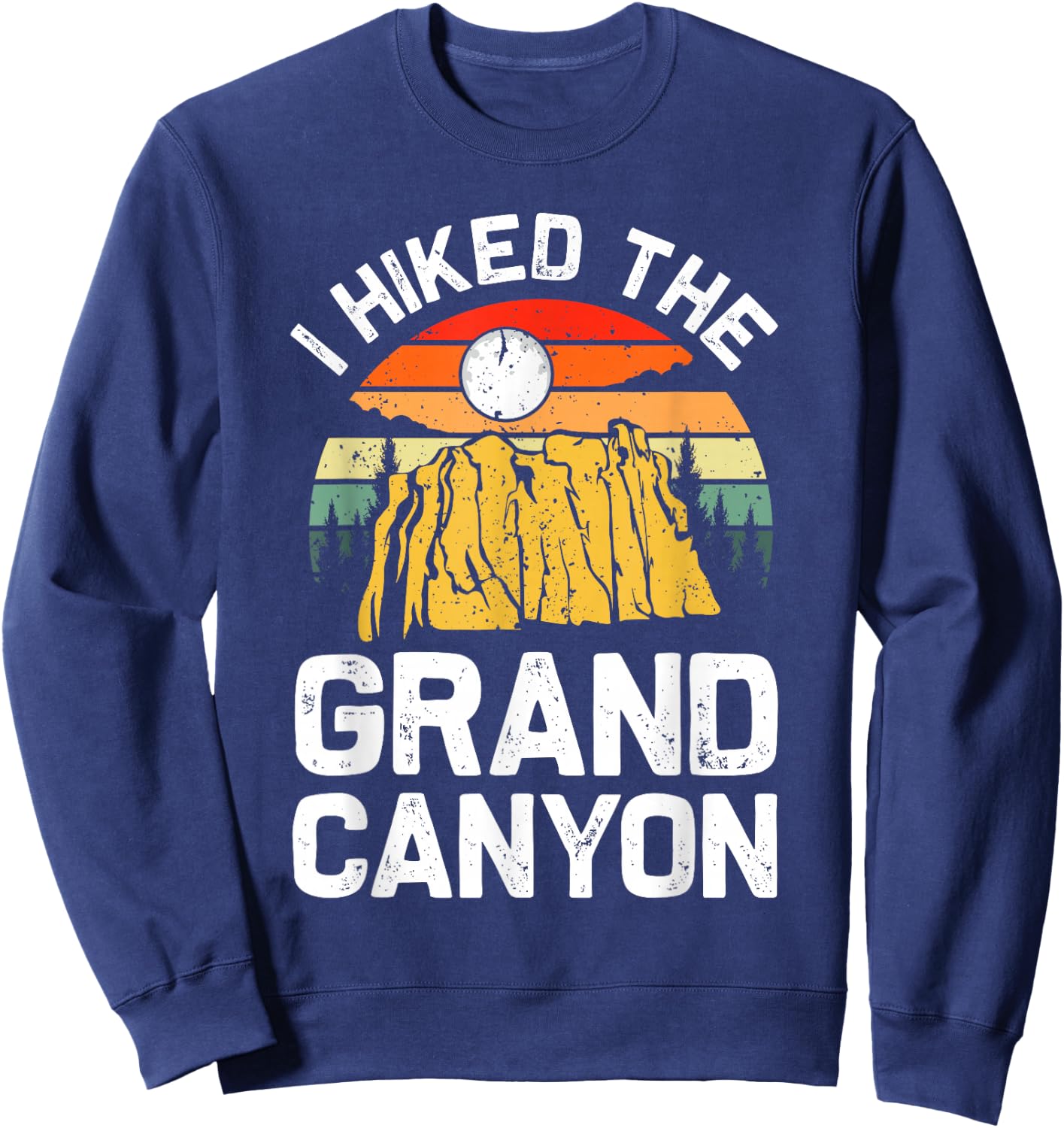 Cool Grand Canyon Women Hiking National Park Travel Sweatshirt - Sweatshirt | Navy