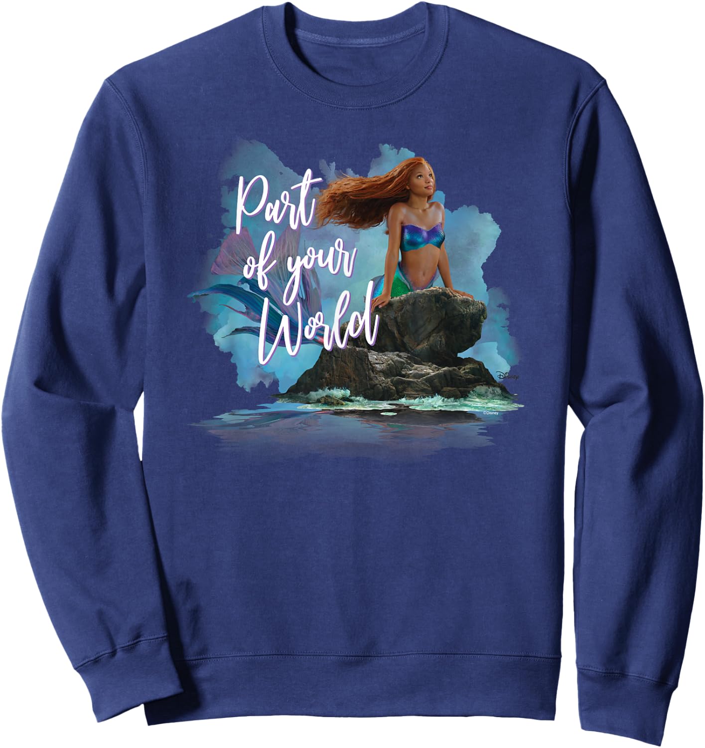 Little Mermaid - Part Of Your World Sweatshirt - Sweatshirt | Navy
