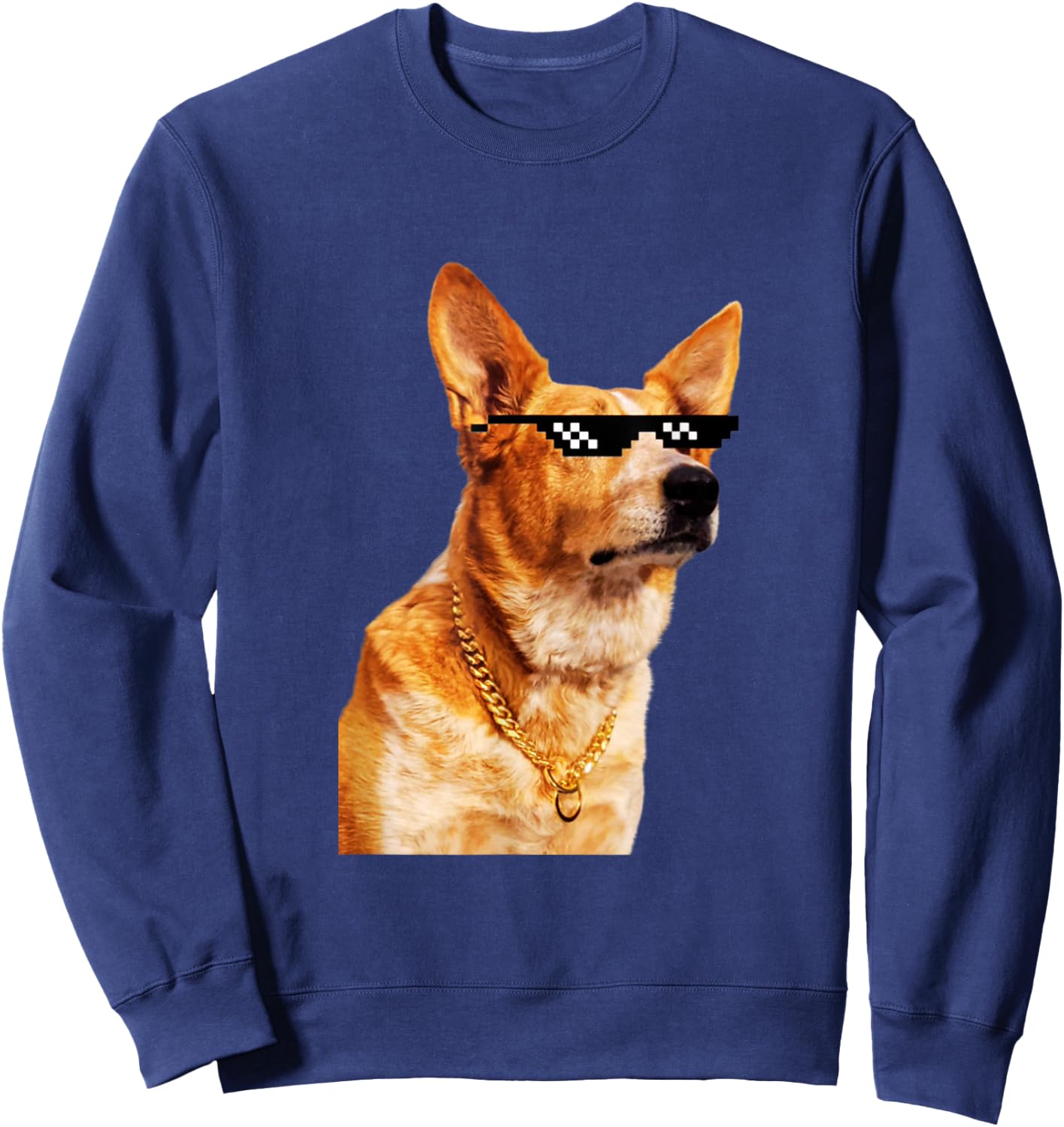Red Heeler Gifts w/ Attitude Funny Cattle Dog Heeler Apparel Sweatshirt - Sweatshirt | Navy