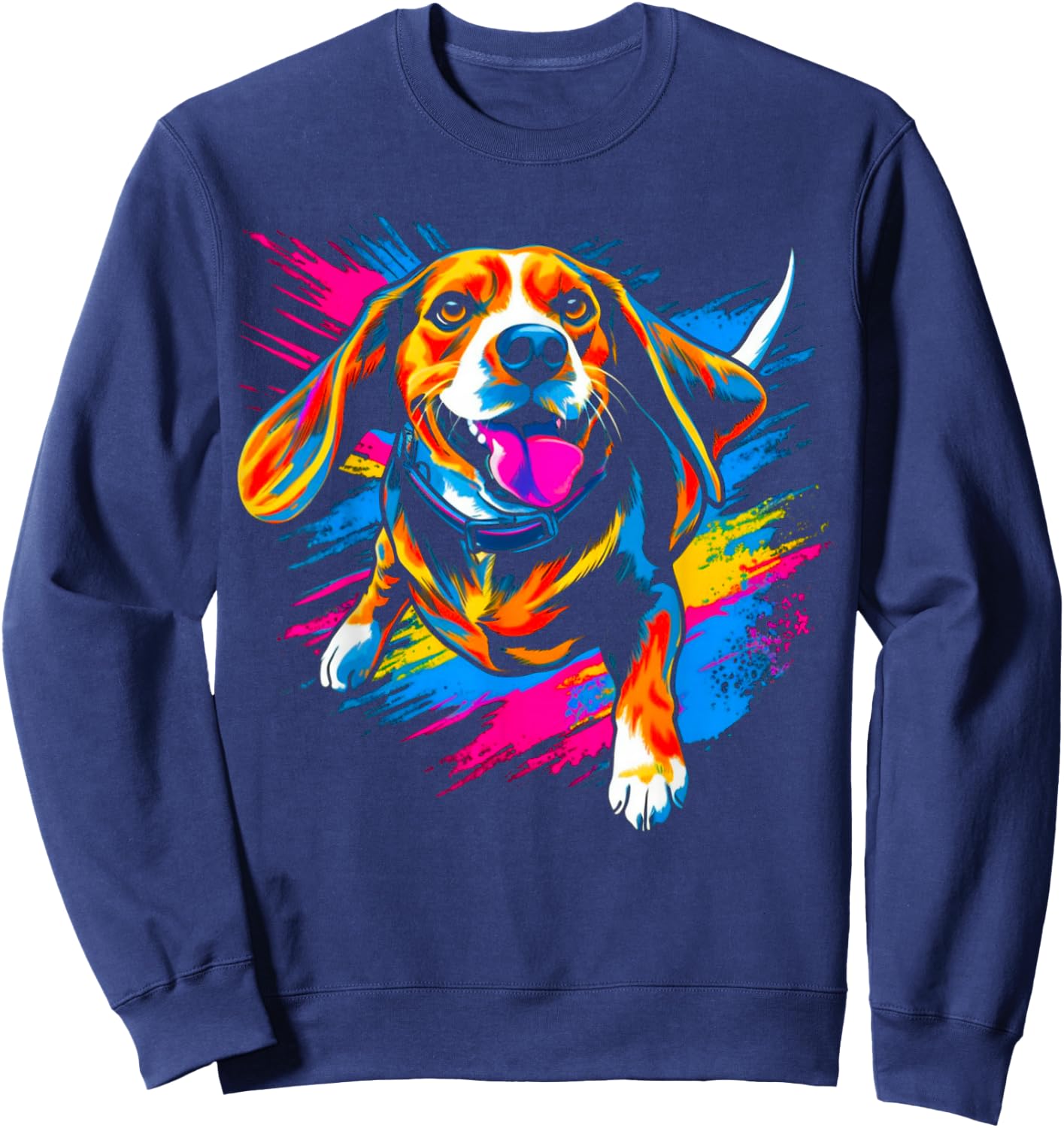Beagle Dog Sweatshirt - Sweatshirt | Navy