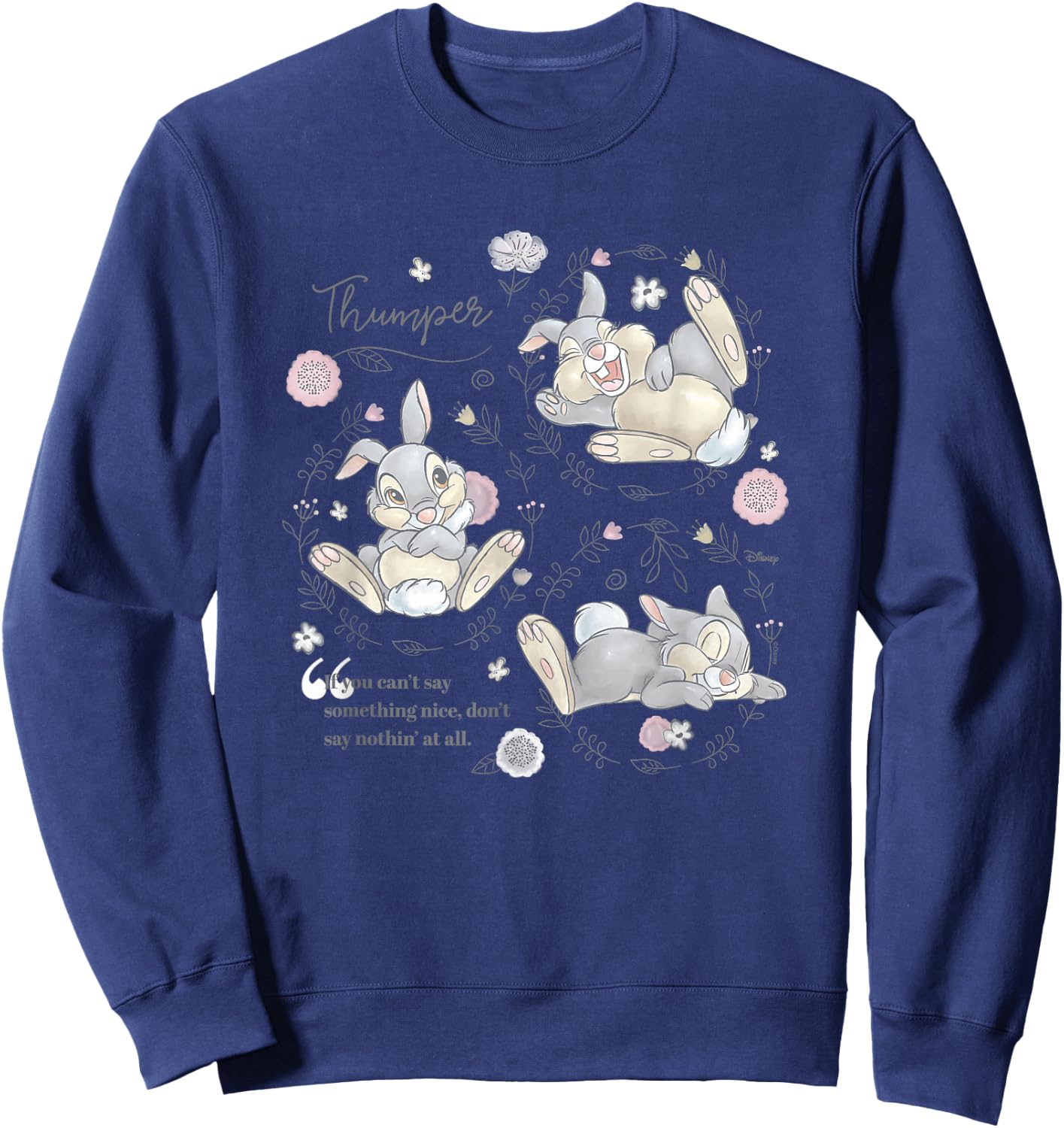 Bambi - Thumper Poses Sweatshirt - Sweatshirt | Navy