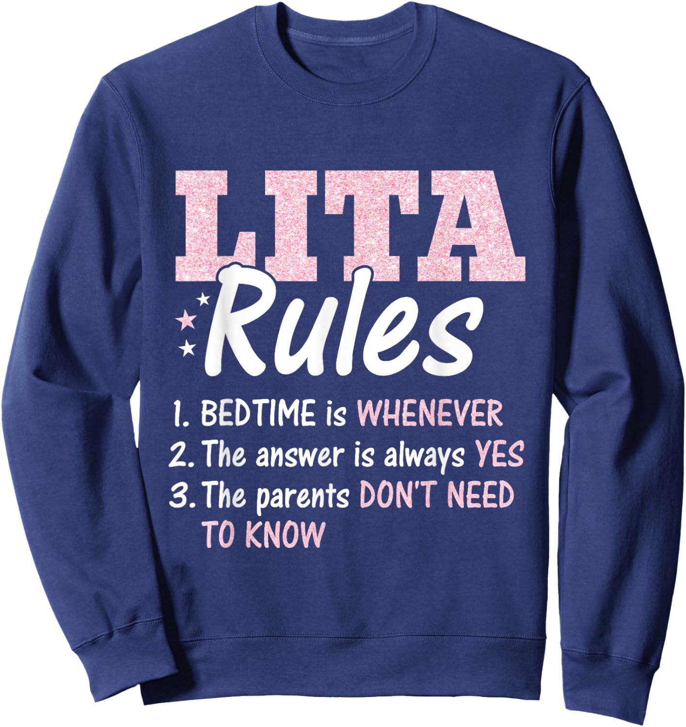 The Lita Rules Grandma Definition Sweatshirt - Sweatshirt | Navy