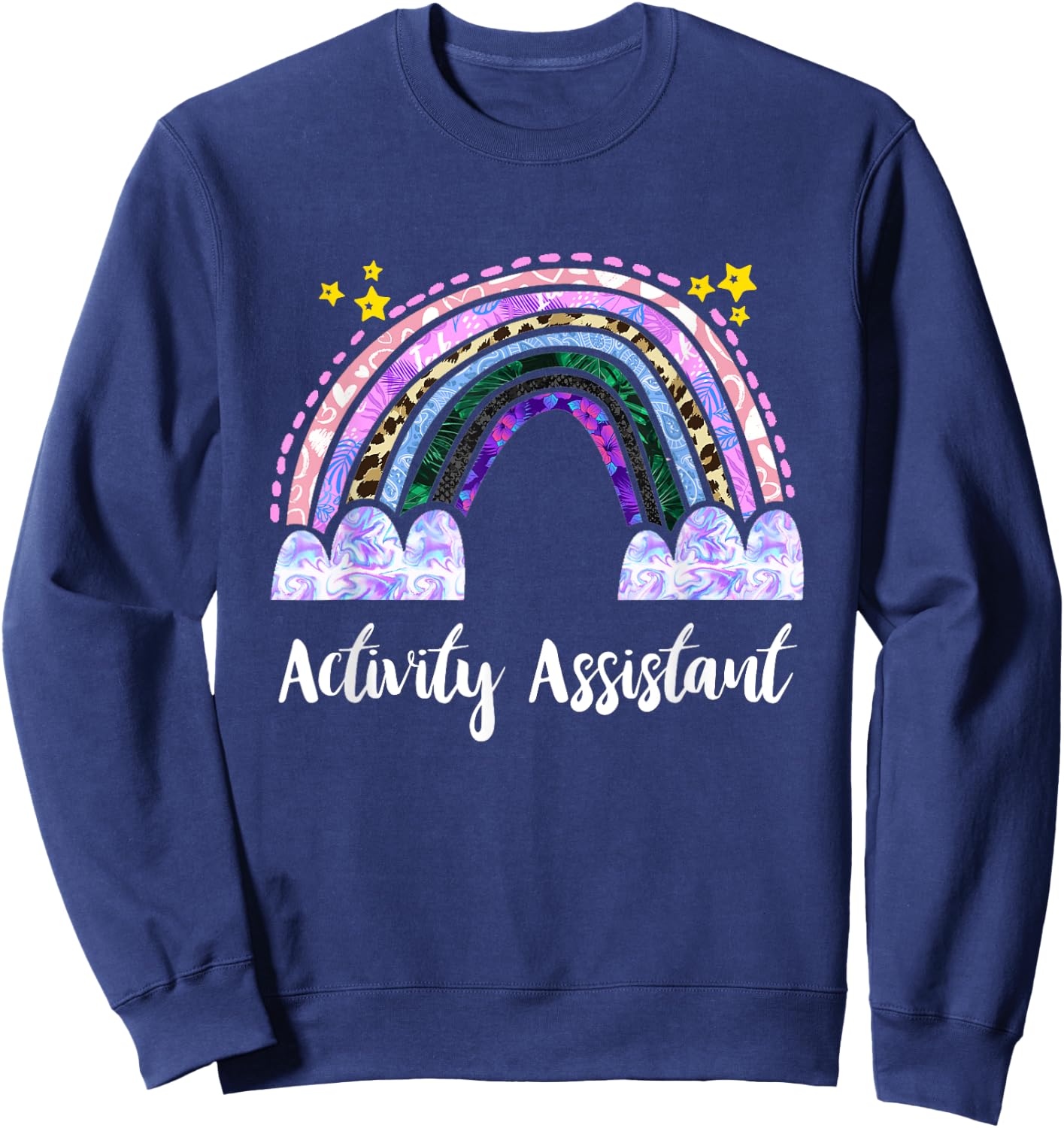 Activities Assistant Rainbow Appreciation Activity Assistant Sweatshirt - Sweatshirt | Navy