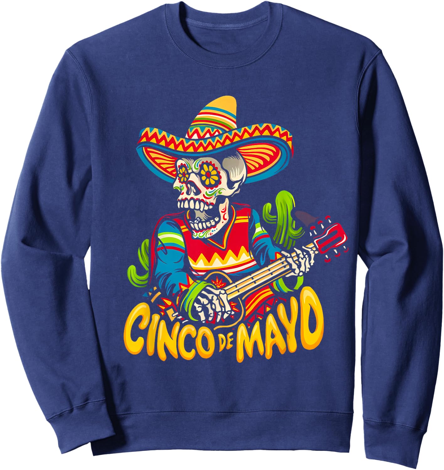 Cinco De Mayo Mexican Lets Fiesta 5 De Mayo Women Men Sweatshirt - Sweatshirt | Navy