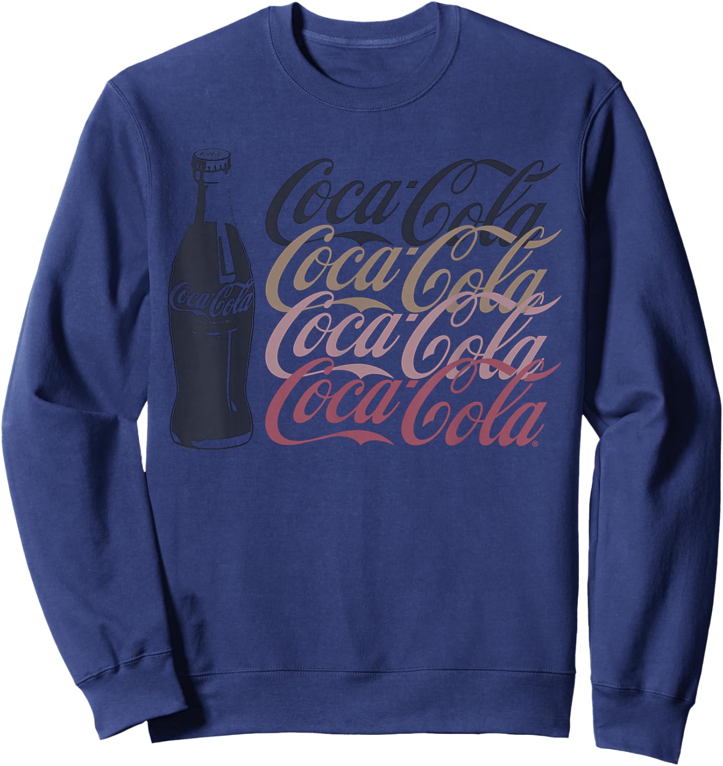 Coca Cola Logo Ombre Sweatshirt - Sweatshirt | Navy