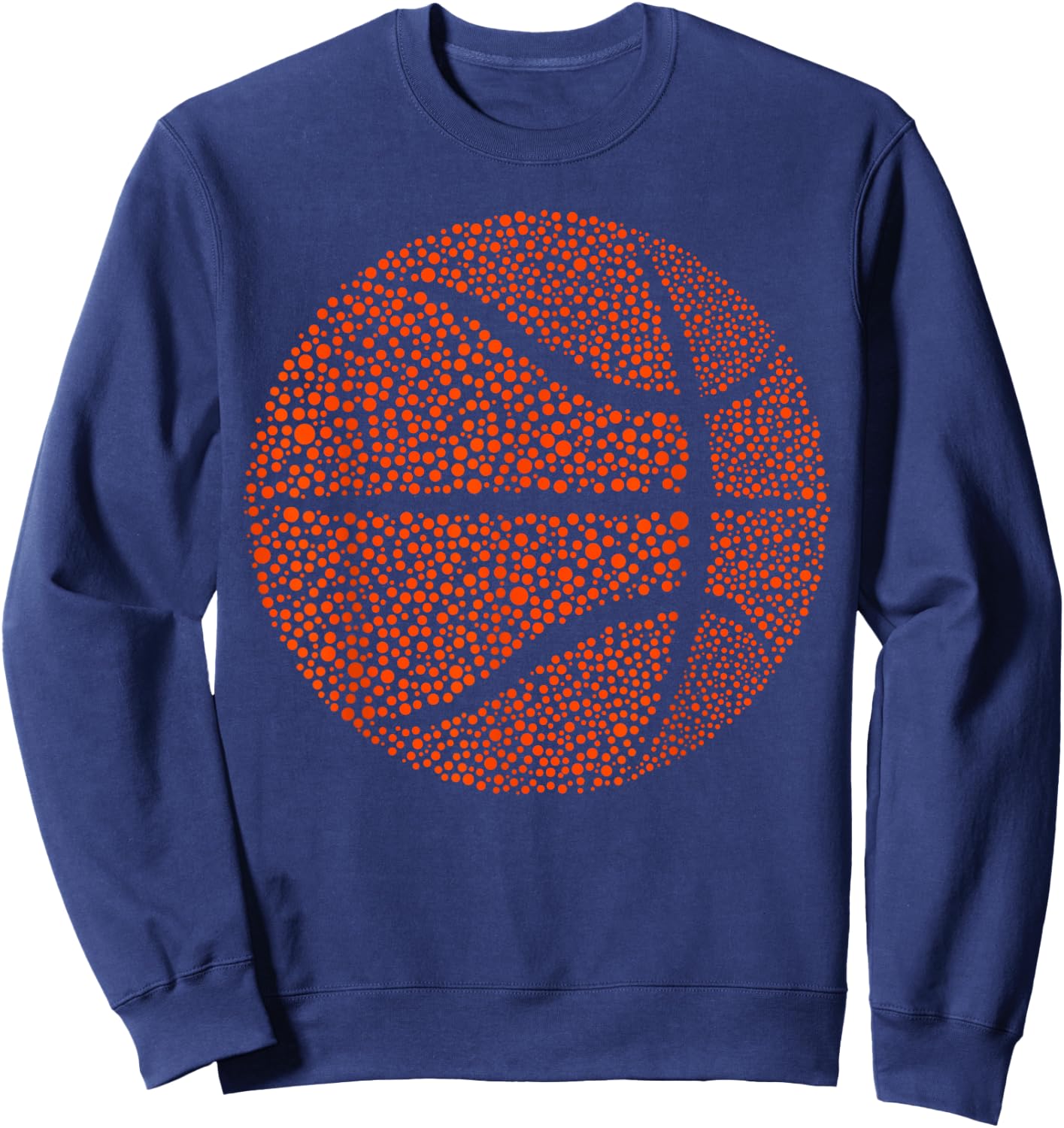 Cute Polka Dot Basketball Lover Player International Dot Day Sweatshirt - Sweatshirt | Navy