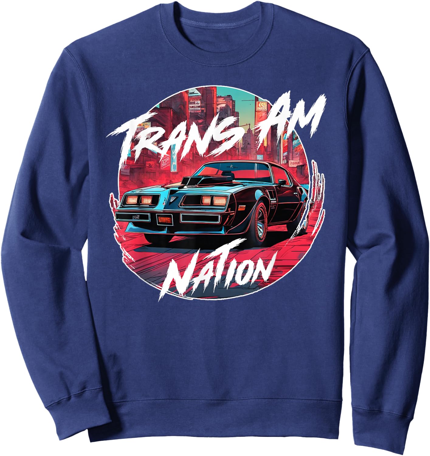 Trans Am Muscle Car American Muscle Trans Am Nation Sweatshirt - Sweatshirt | Navy