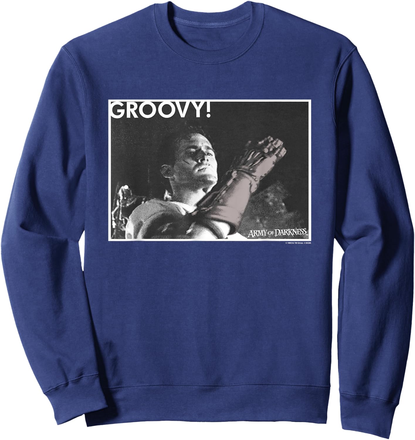 Army of Darkness Groovy Sweatshirt - Sweatshirt | Navy