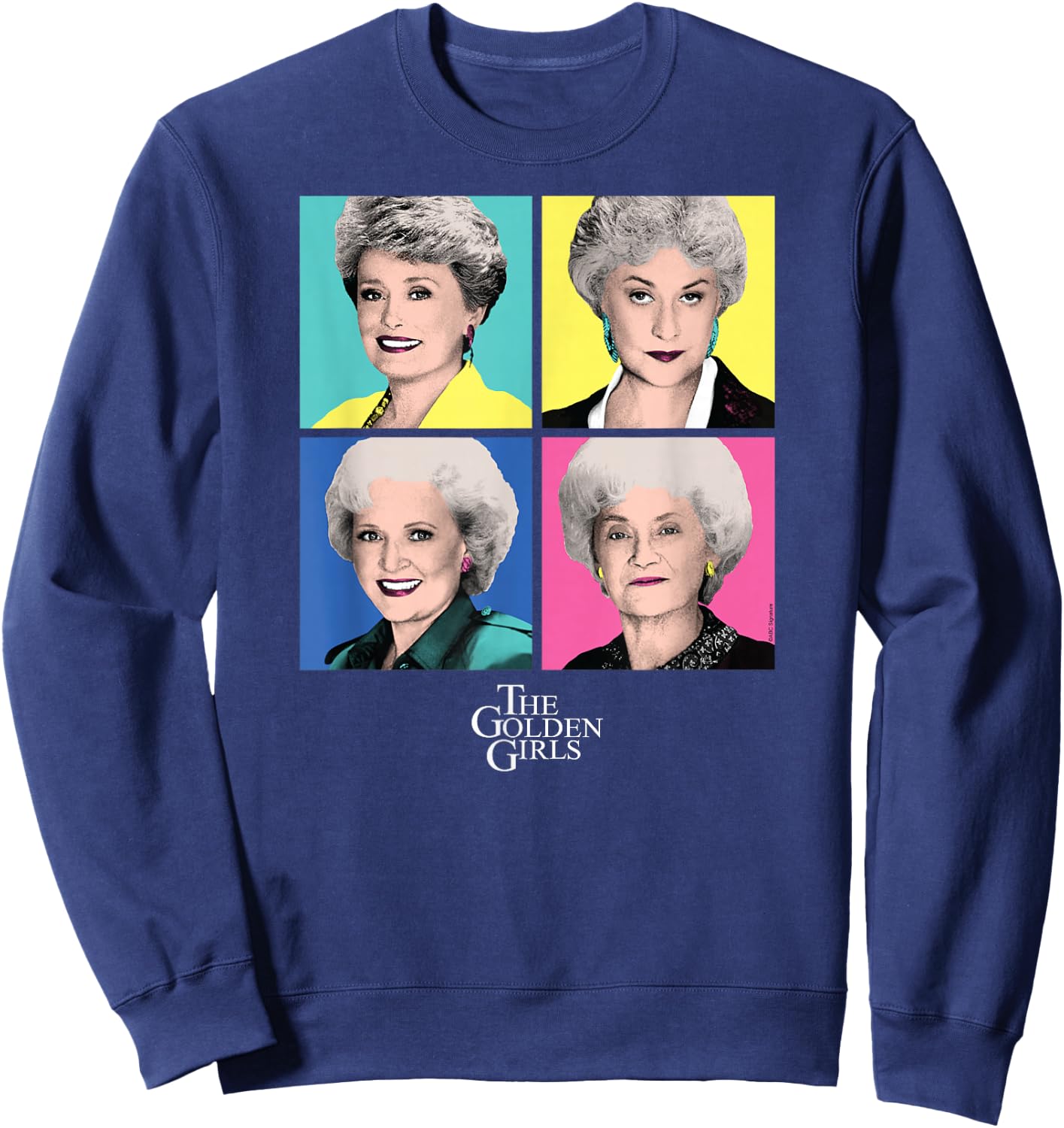 The Golden Girls - Group Pop Art Sweatshirt - Sweatshirt | Navy