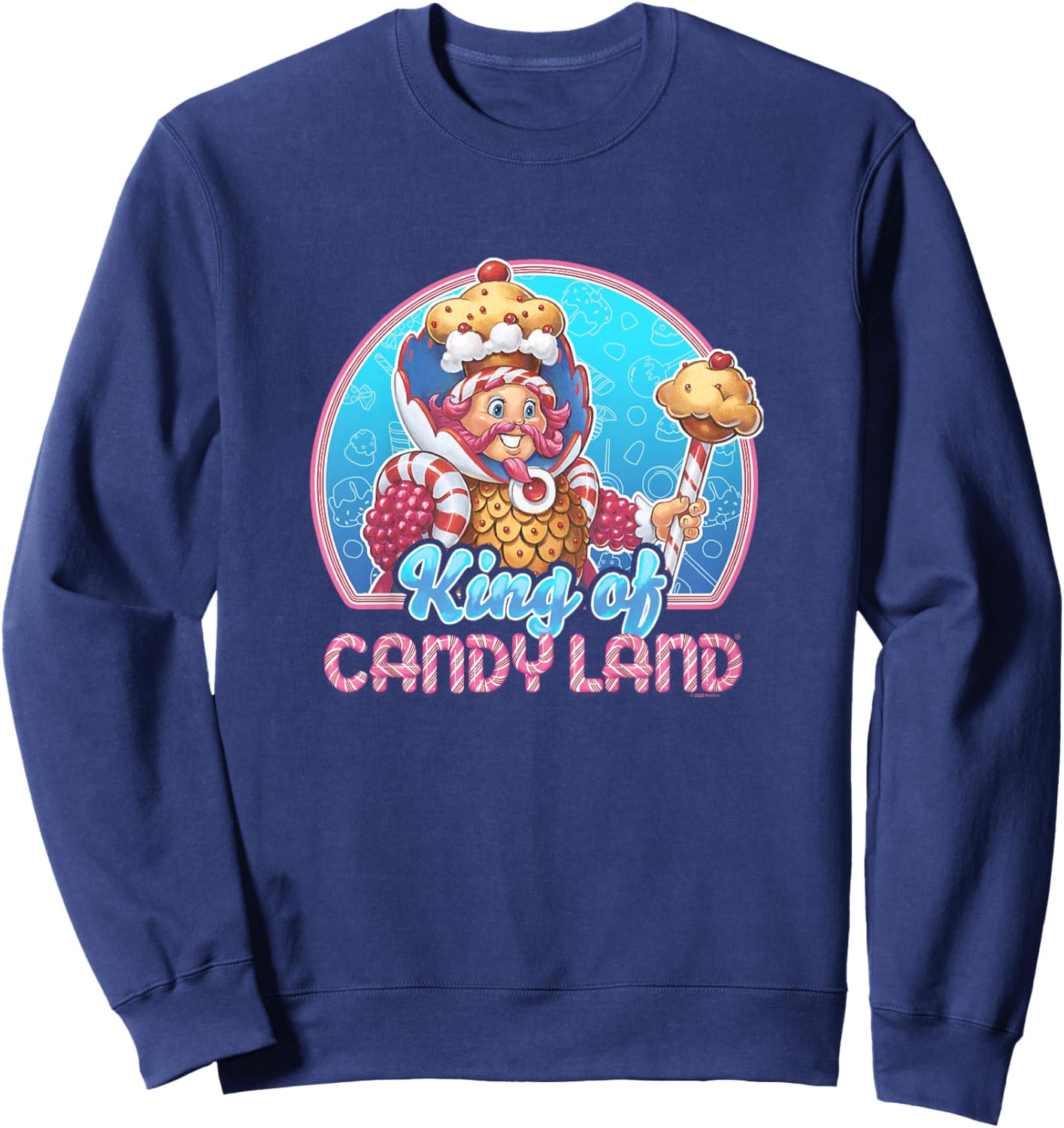 Candy Land King Kandy Vintage Portrait Logo Sweatshirt - Sweatshirt | Navy