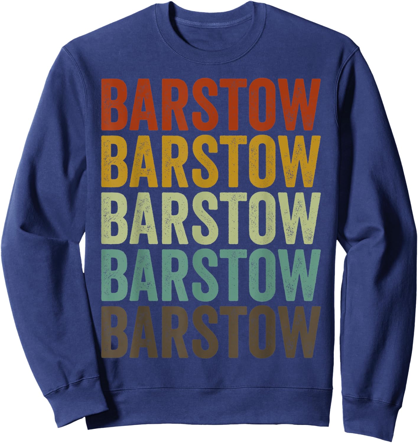 Barstow City Retro Sweatshirt - Sweatshirt | Navy