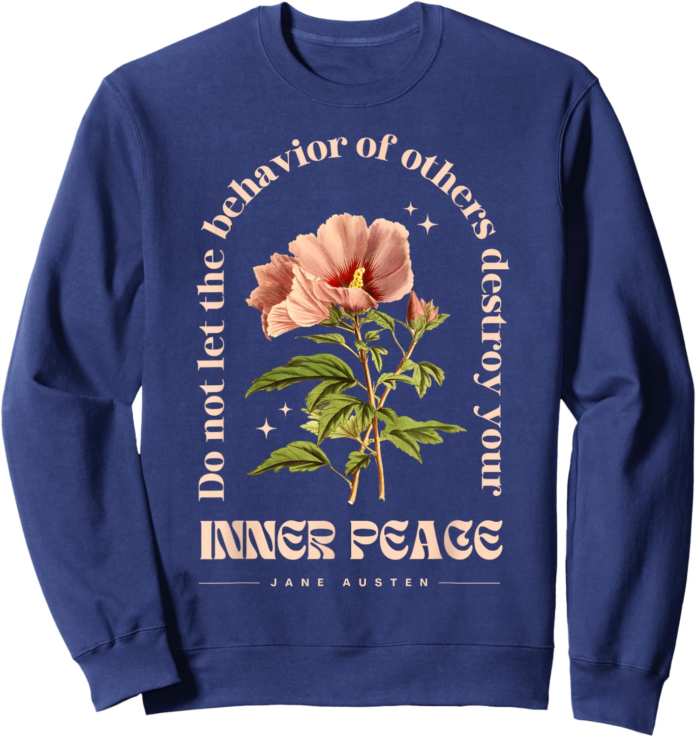 Jane Austen Sense and Sensibility Bookish Bookworm Novel Sweatshirt - Sweatshirt | Navy