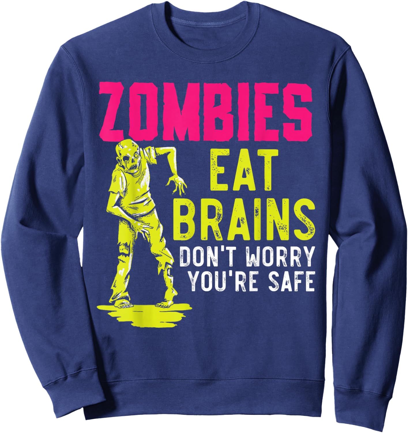 Zombie Lover Undead Monster Halloween Trick Or Treat Sweatshirt - Sweatshirt | Navy