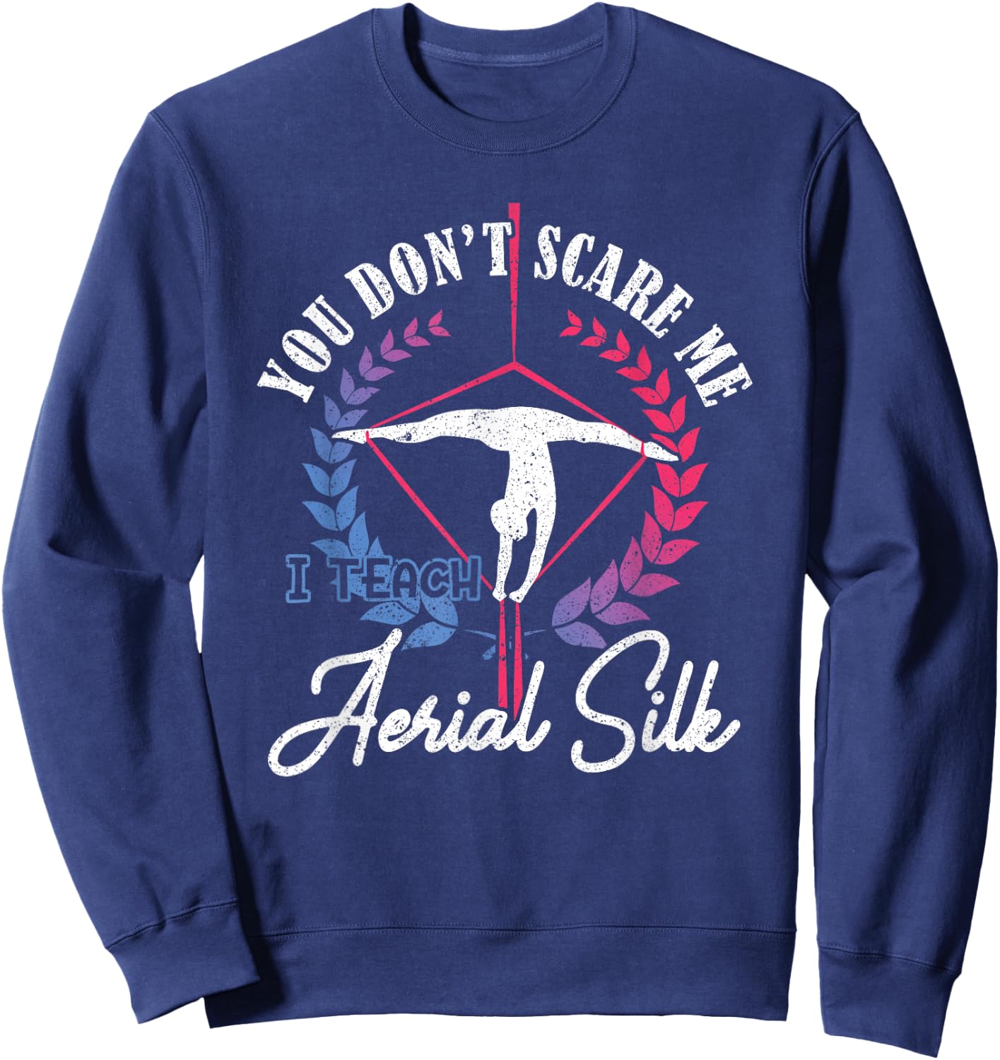 Aerial Silk Teacher Cloth Acrobatics Aerial Silk Sweatshirt - Sweatshirt | Navy