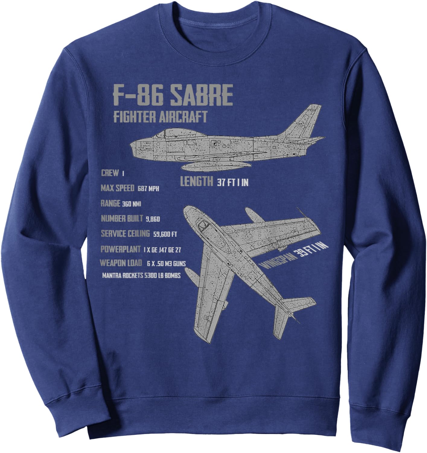 F-86 Sabre Sweatshirt - Sweatshirt | Navy