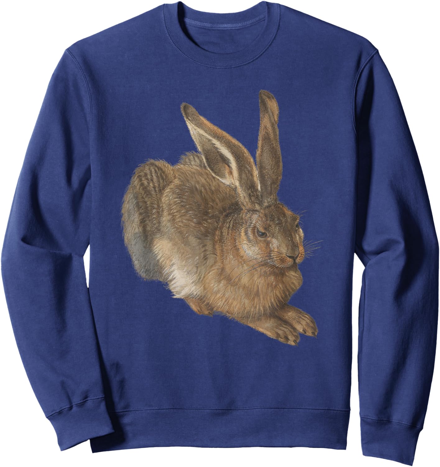 Young Hare (Feldhase) by Albrecht Durer Sweatshirt - Sweatshirt | Navy