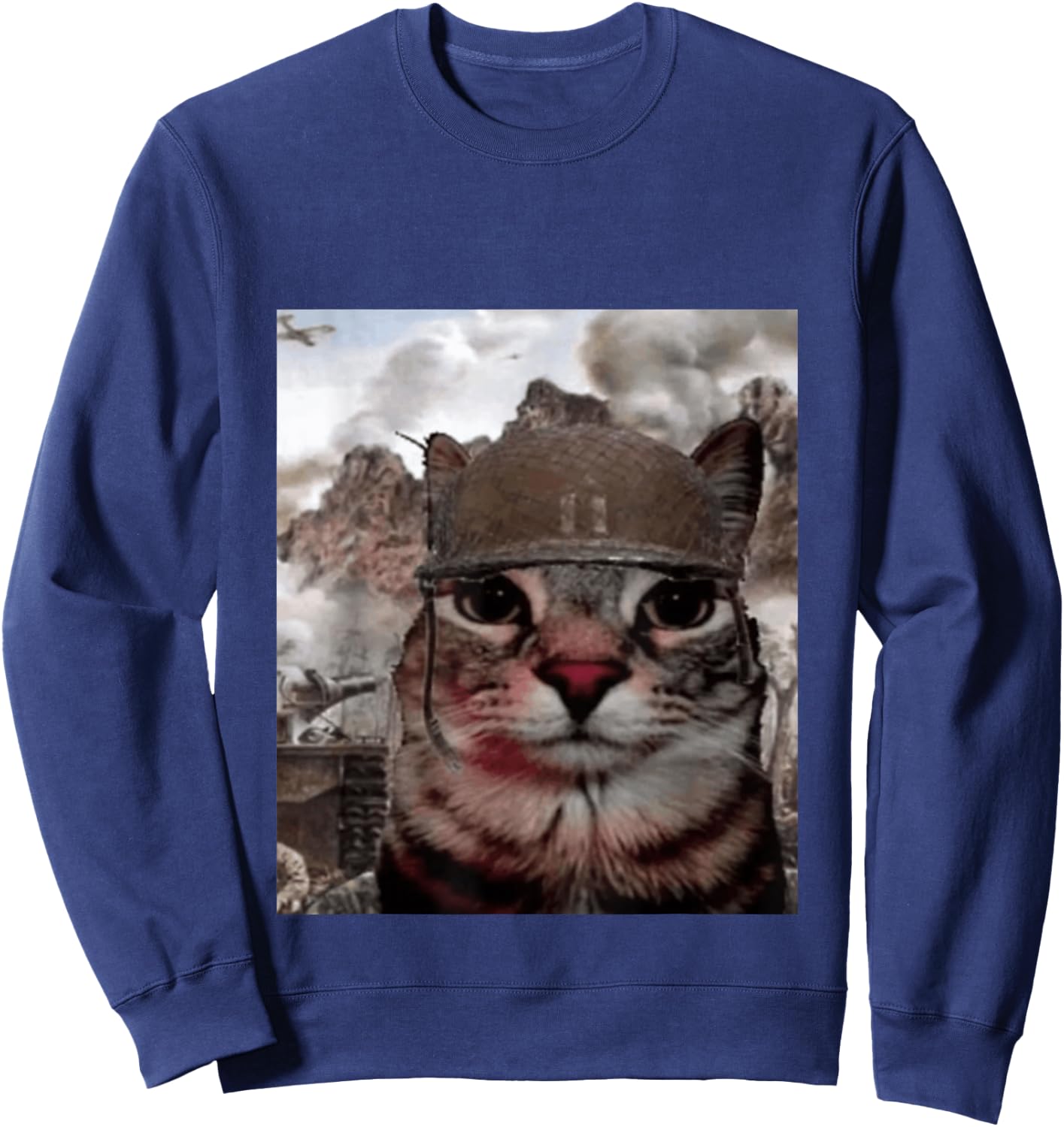 Thousand Yard Stare Funny , , for girls. Sweatshirt - Sweatshirt | Navy