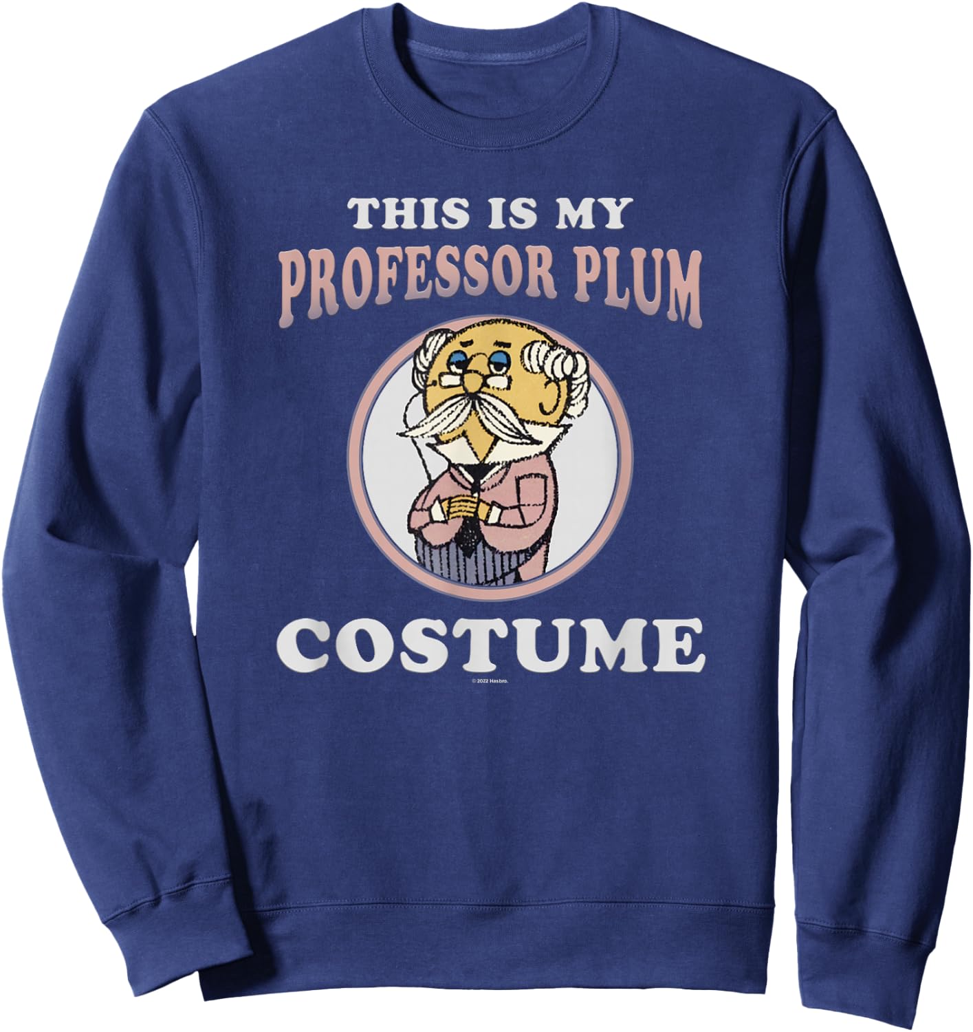 Clue This Is My Professor Plum Costume Sweatshirt - Sweatshirt | Navy