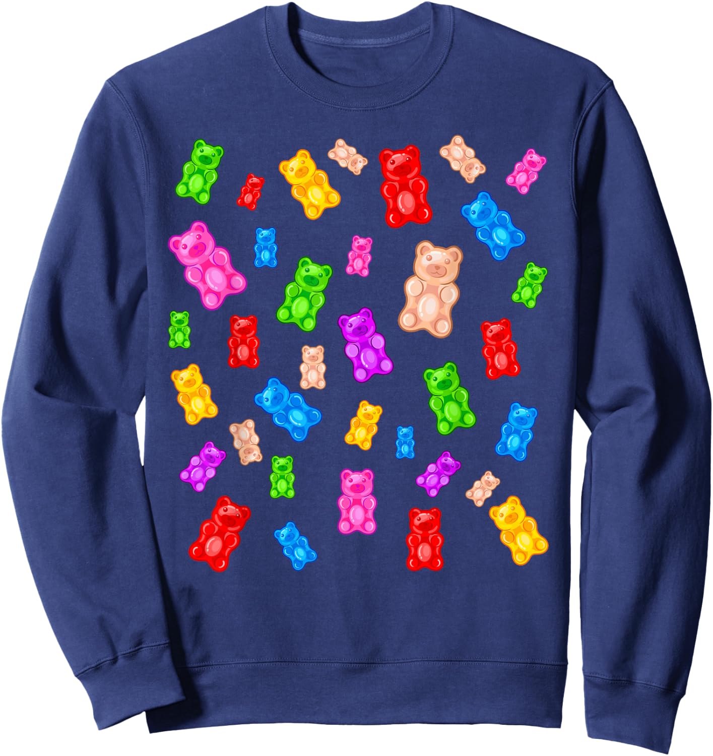 Gummy Bear Candy Mix Sweatshirt - Sweatshirt | Navy