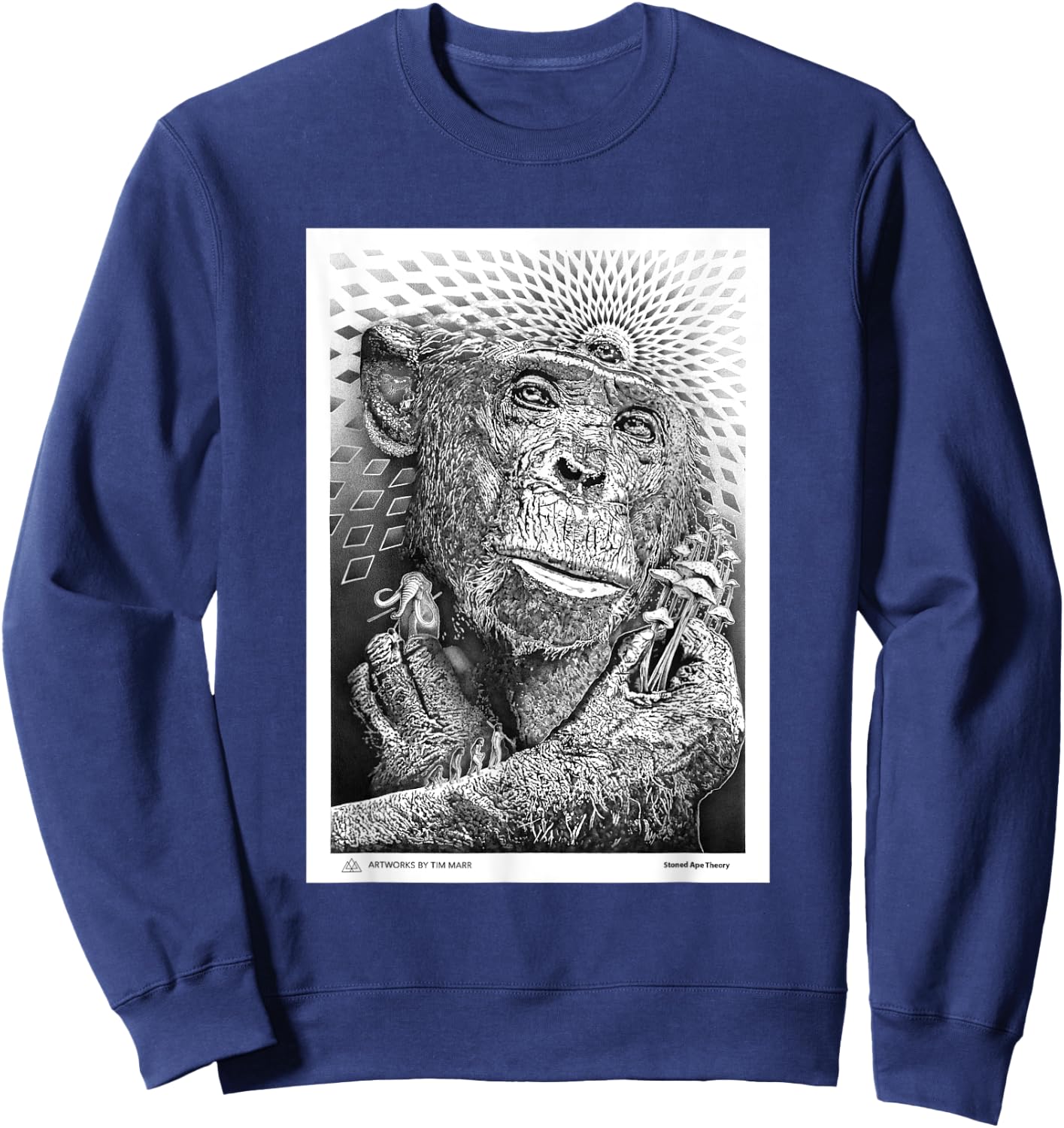 Stoned Ape Theory Sweatshirt - Sweatshirt | Navy