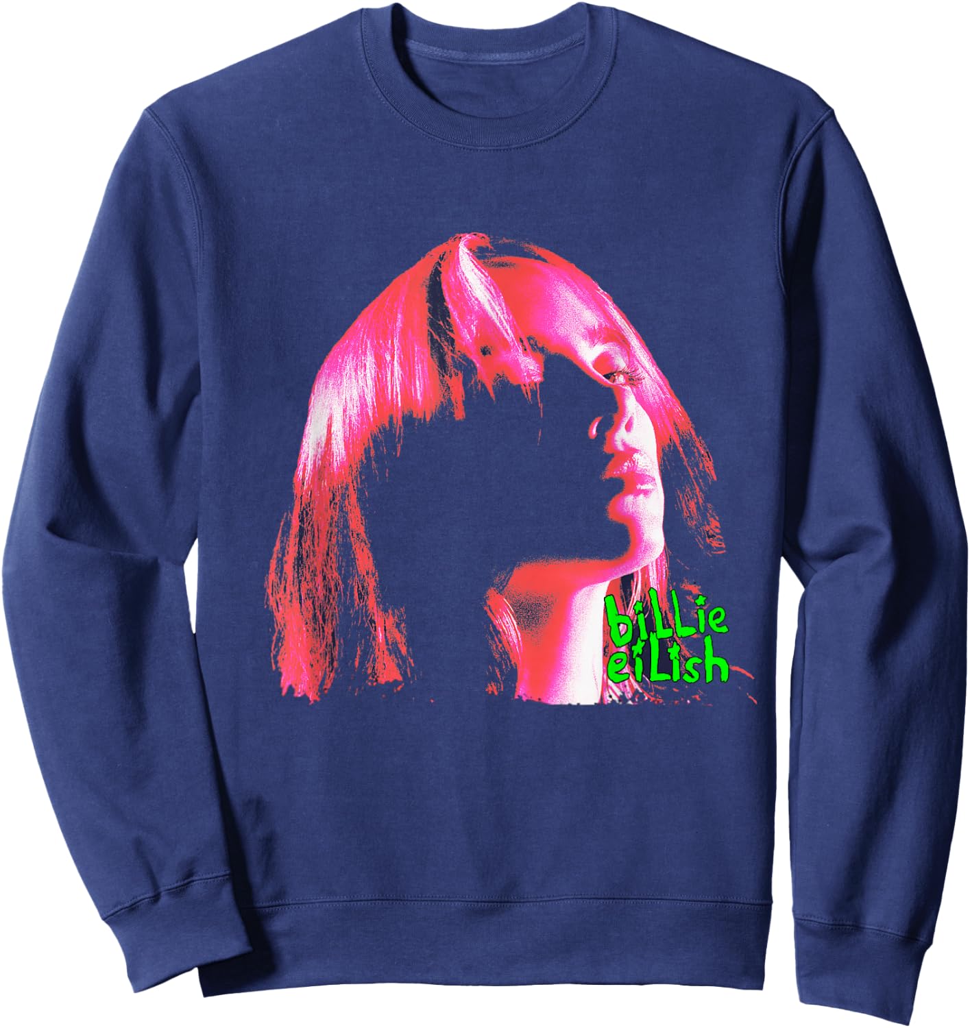 Official Billie Eilish Photographic Sweatshirt - Sweatshirt | Navy