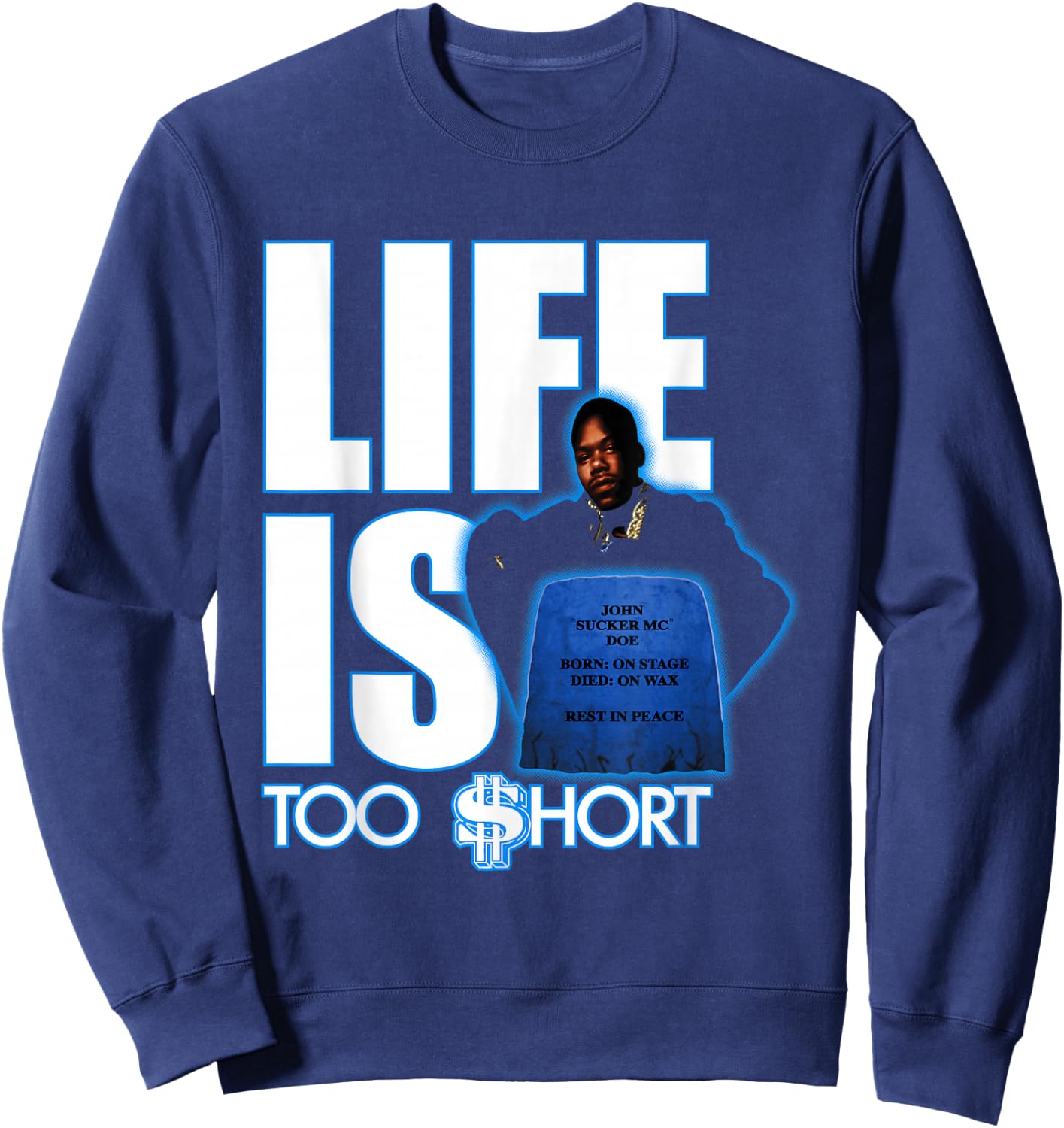 Too Short - Life Is Sweatshirt - Sweatshirt | Navy