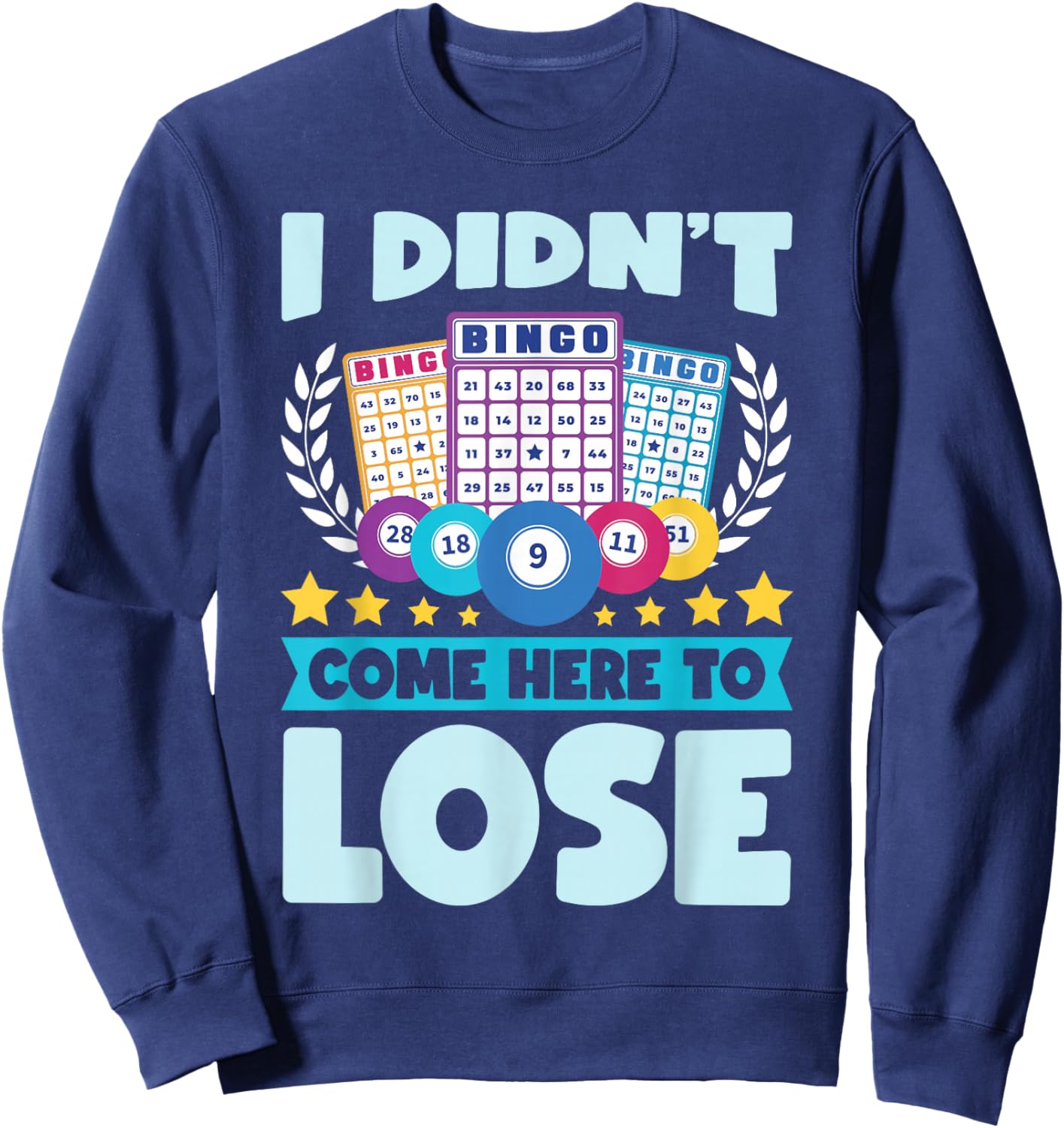 Bingo Player Lover Lucky Bingo Sweatshirt - Sweatshirt | Navy