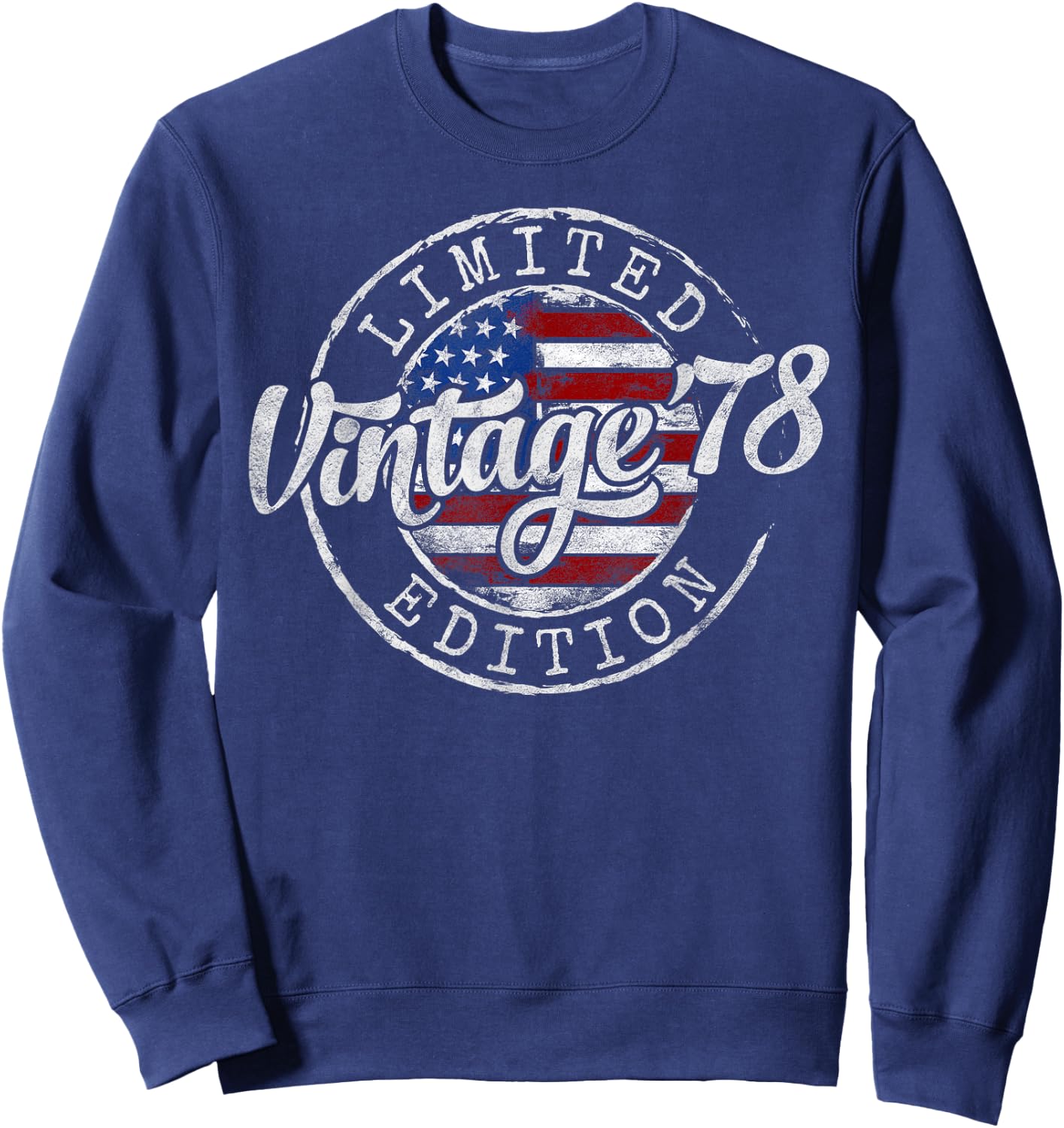 Vintage 1978 47th Birthday Gifts Women 47 Year Old Sweatshirt - Sweatshirt | Navy