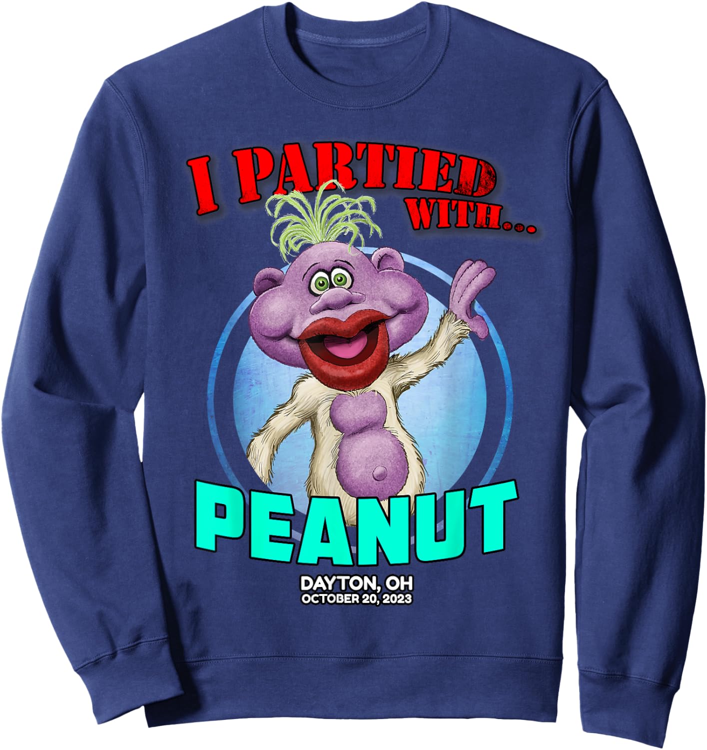Peanut Dayton, OH (2023) Sweatshirt - Sweatshirt | Navy