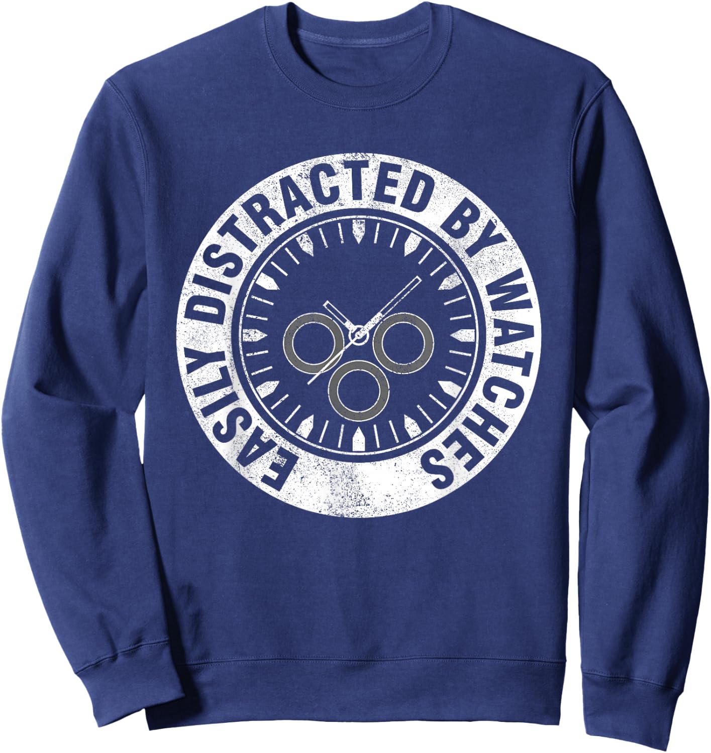 Watch Collecting Horologist Watch Lover Watch Collector Sweatshirt - Sweatshirt | Navy