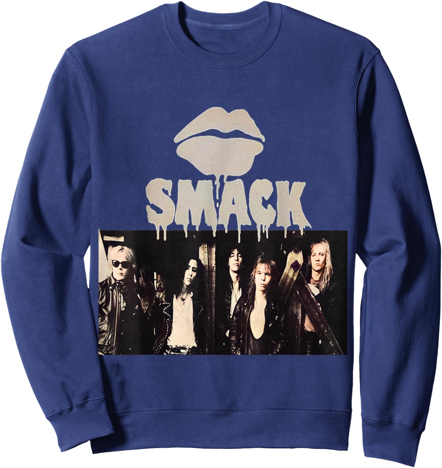 Smack Rock Band Sweatshirt - Sweatshirt | Navy