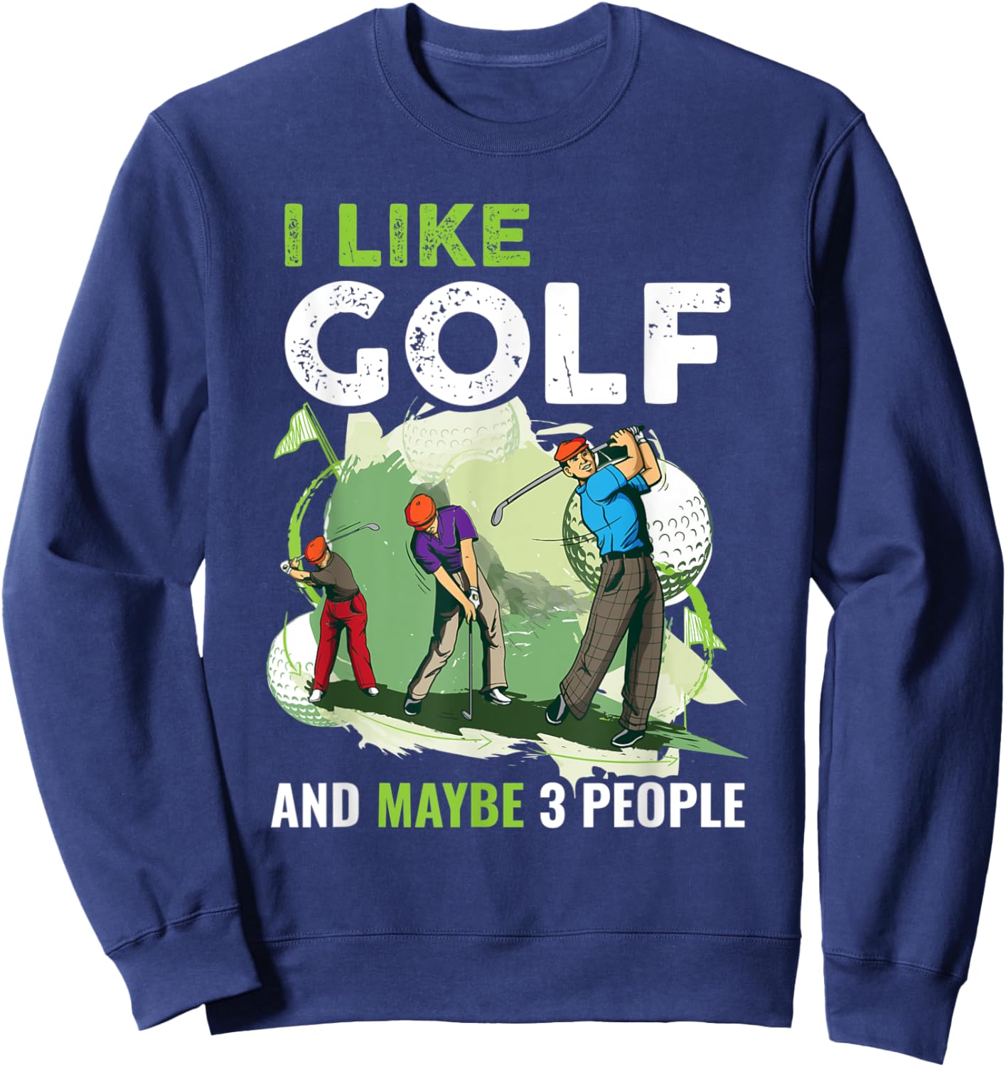 Fun Golf Sweatshirt - Sweatshirt | Navy