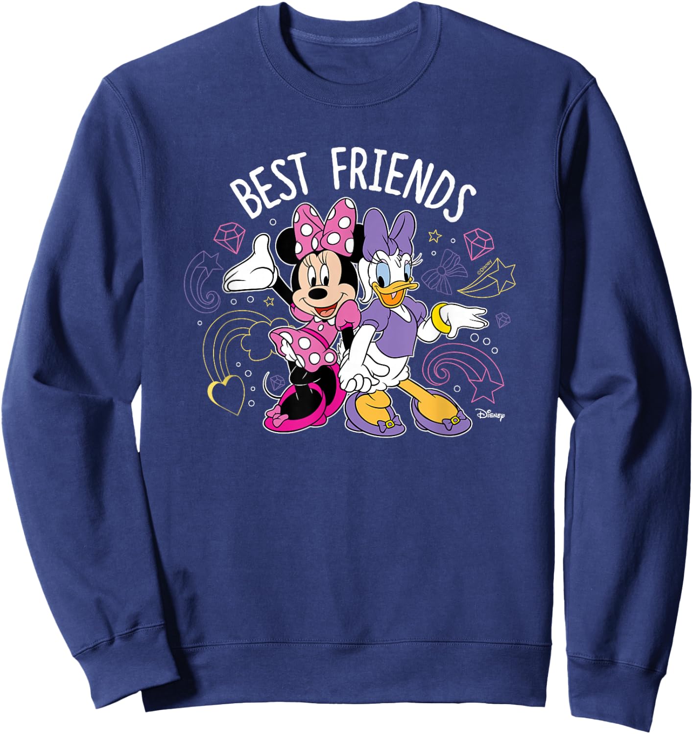 Minnie & Daisy - Bestfriends Minnie & Daisy Sweatshirt - Sweatshirt | Navy