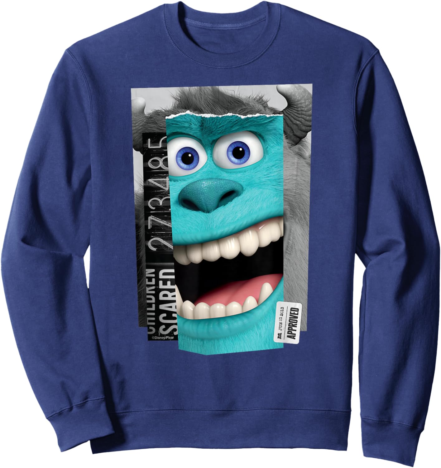 Disney and Pixar’s Monsters, Inc. Sulley Top Scarer Sweatshirt - Sweatshirt | Navy