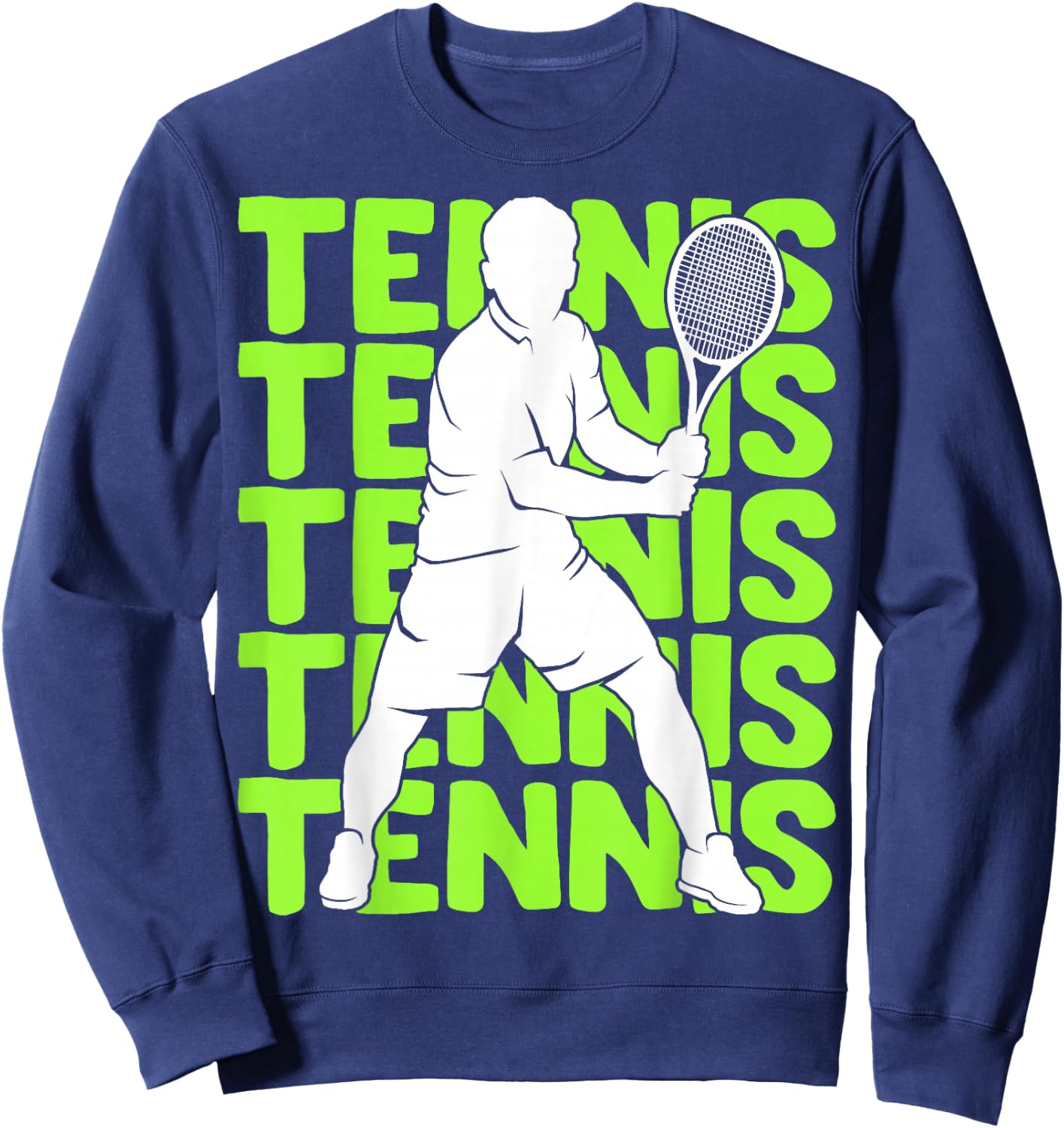 Tennis Youth Men Boys Kids Sweatshirt - Sweatshirt | Navy