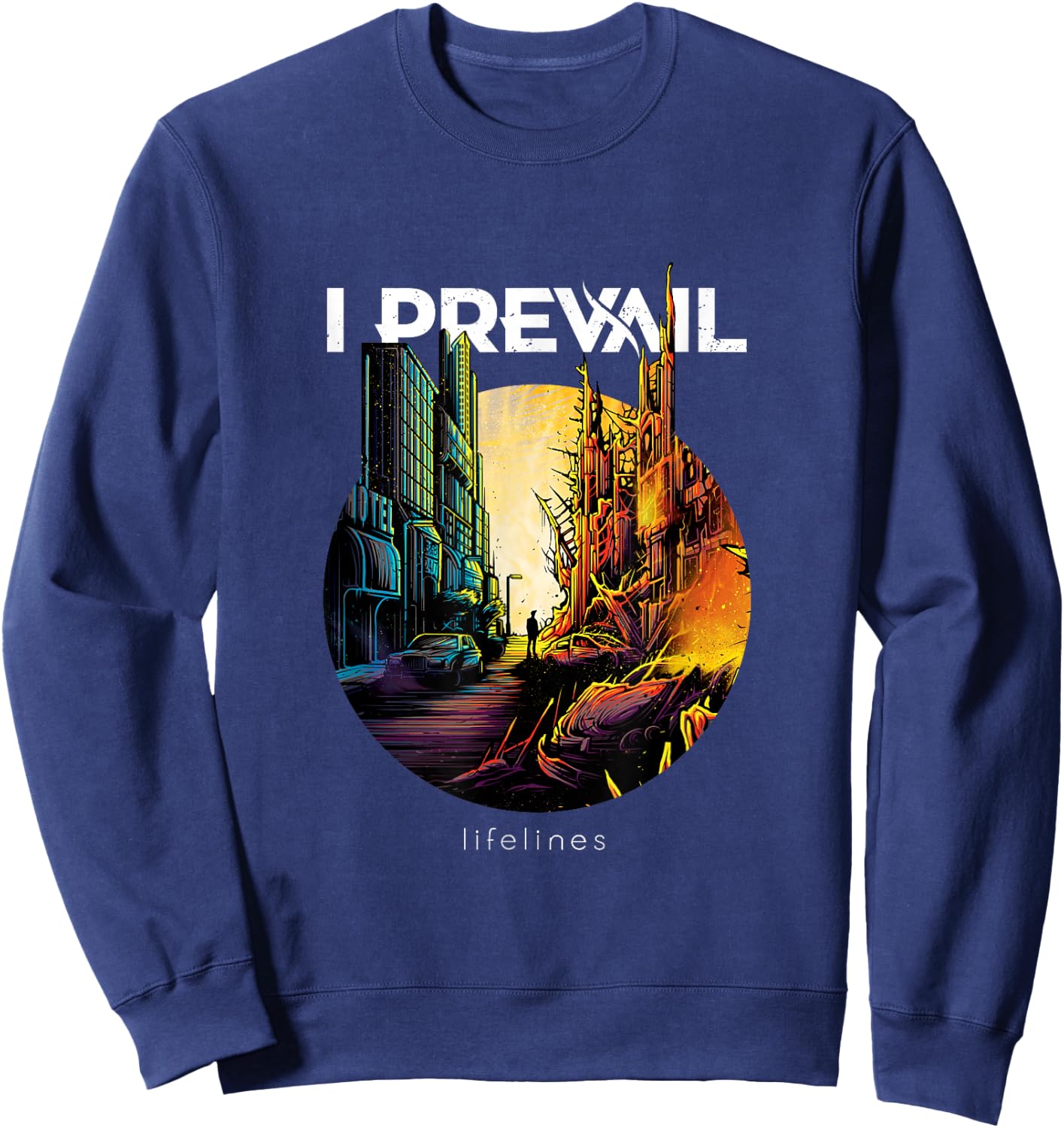 I Prevail - Lifelines Cover Sweatshirt - Sweatshirt | Navy