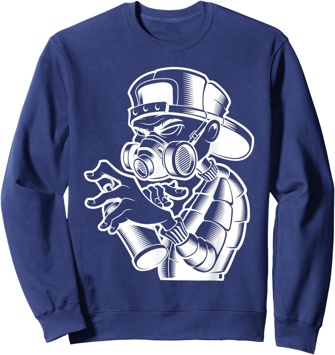 Sprayer I Street Art Artist Spray Can Street Artist Sweatshirt - Sweatshirt | Navy