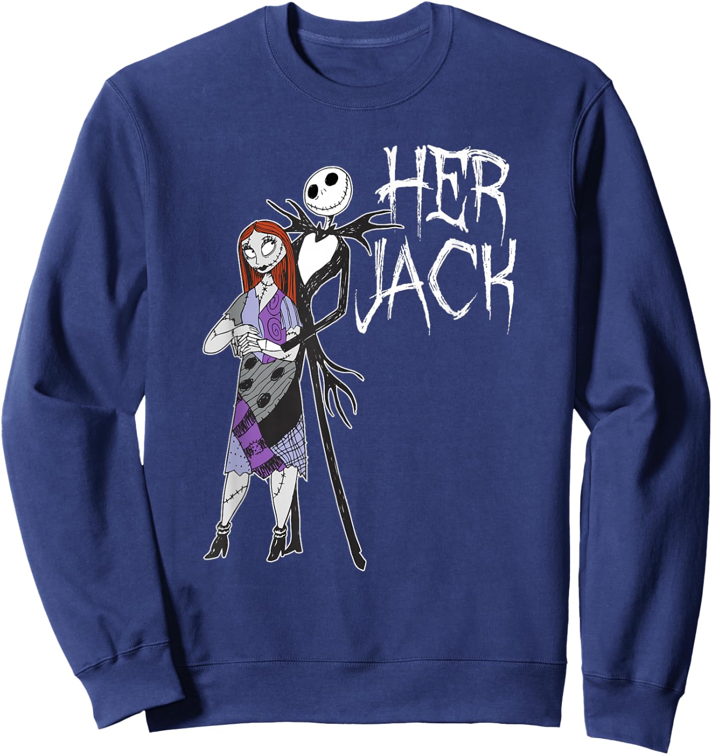 Disney The Nightmare Before Christmas Her Jack Sweatshirt - Sweatshirt | Navy