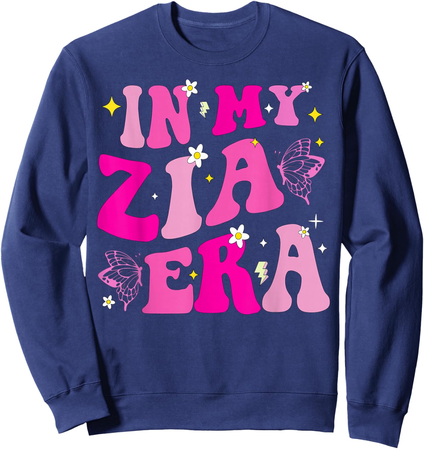 In My Zia Era Italian Aunt Sweatshirt - Sweatshirt | Navy