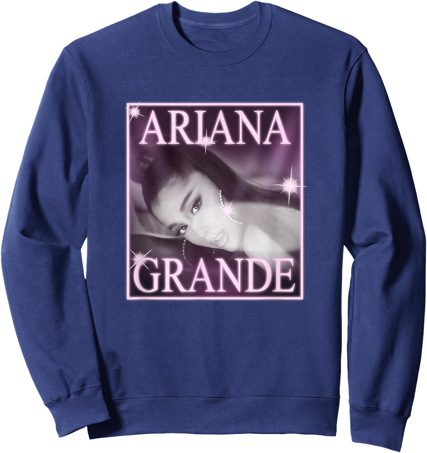 Official Ariana Grande Thank U, Next Homage Sweatshirt - Sweatshirt | Navy