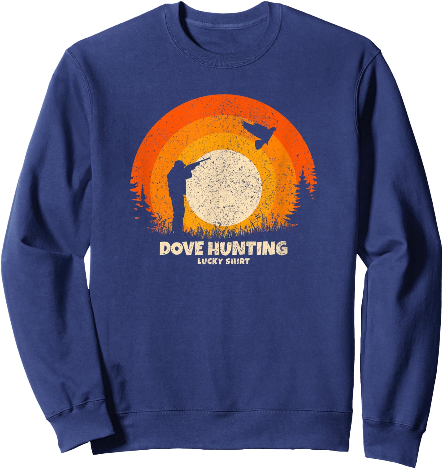 Dove Hunter Lucky Charm Dove Hunting Sweatshirt - Sweatshirt | Navy