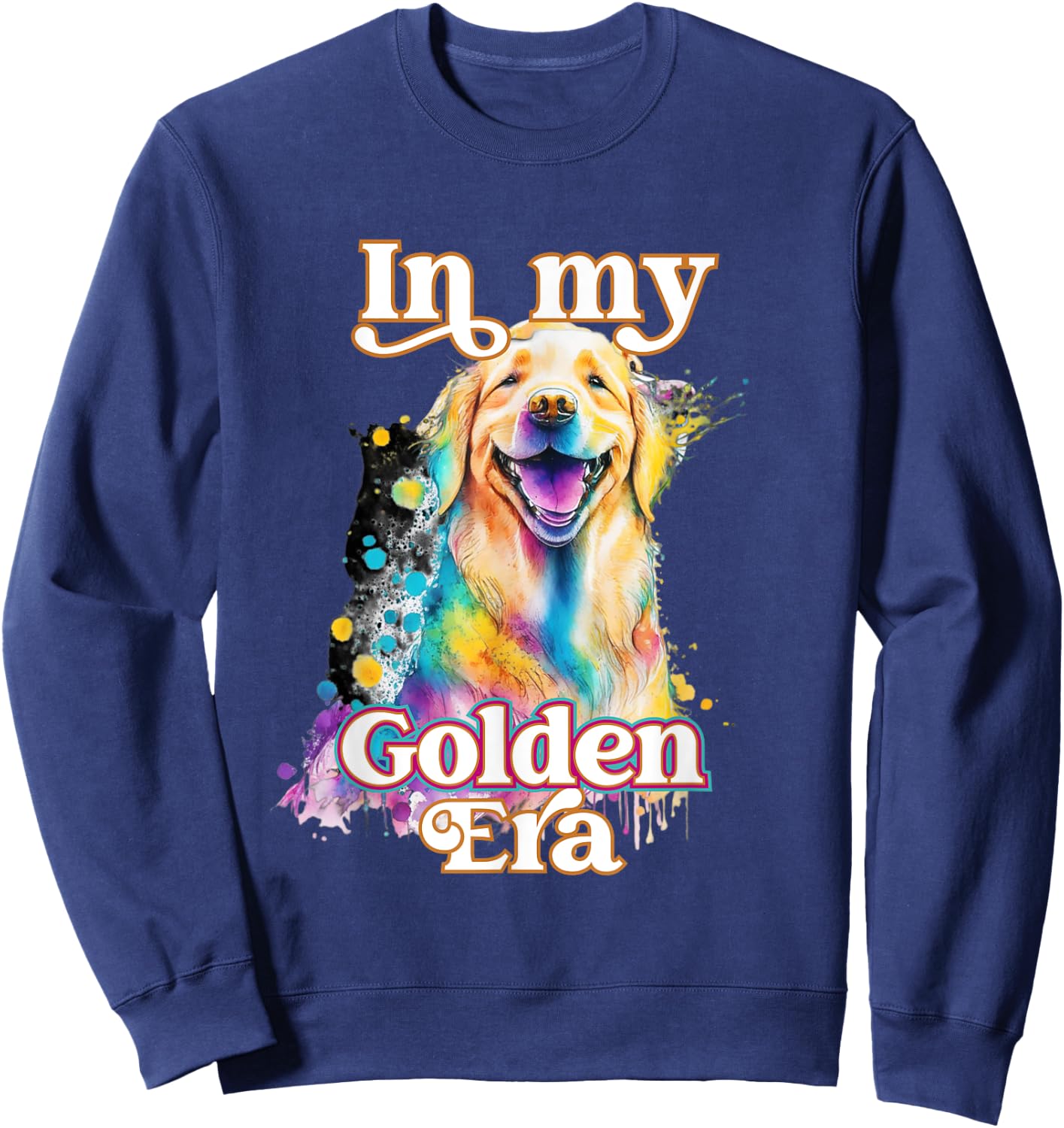 In My Golden Retriever Era Sweatshirt - Sweatshirt | Navy