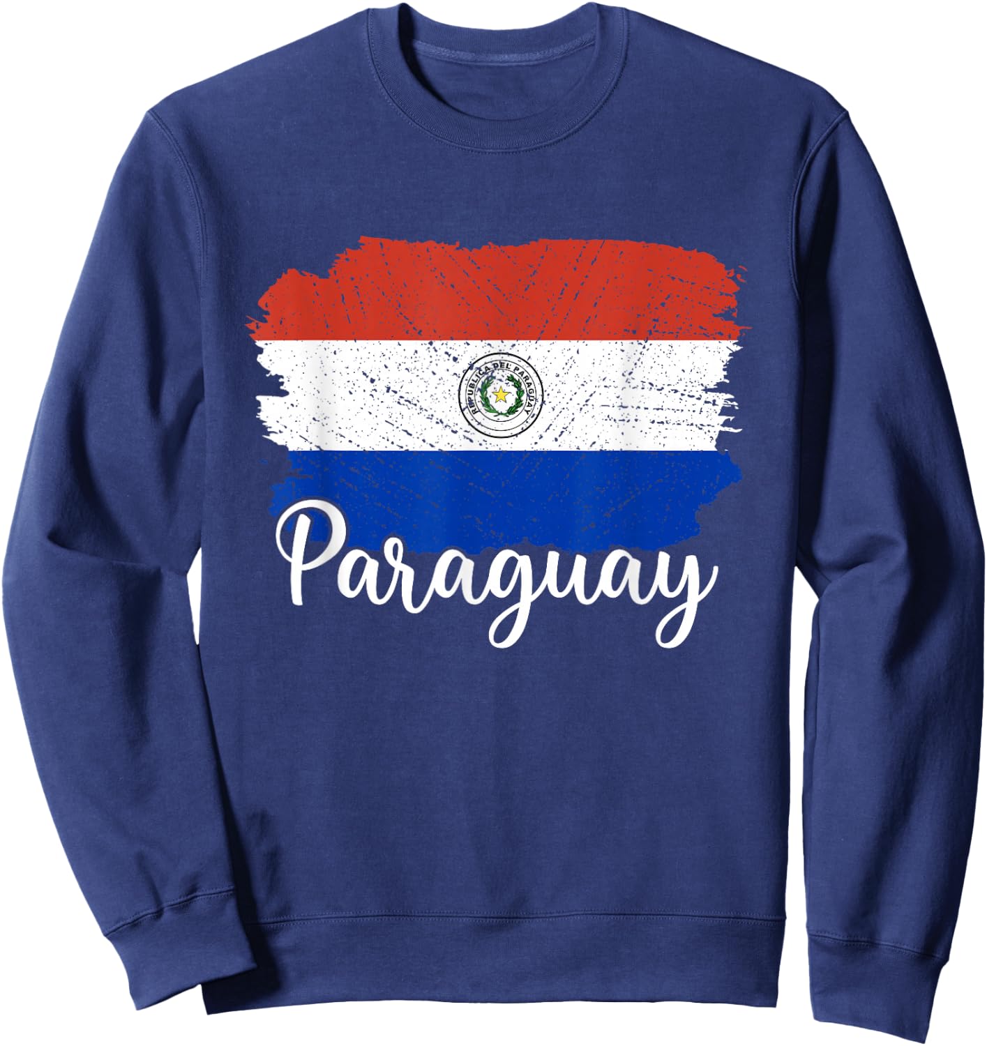 Paraguay Flag Men Women Kids Paraguay Country Sweatshirt - Sweatshirt | Navy