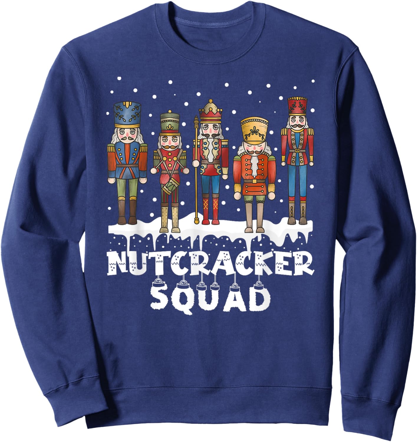 Nutcracker Squad Ballet Boys Girls Family Cute Christmas Sweatshirt - Sweatshirt | Navy