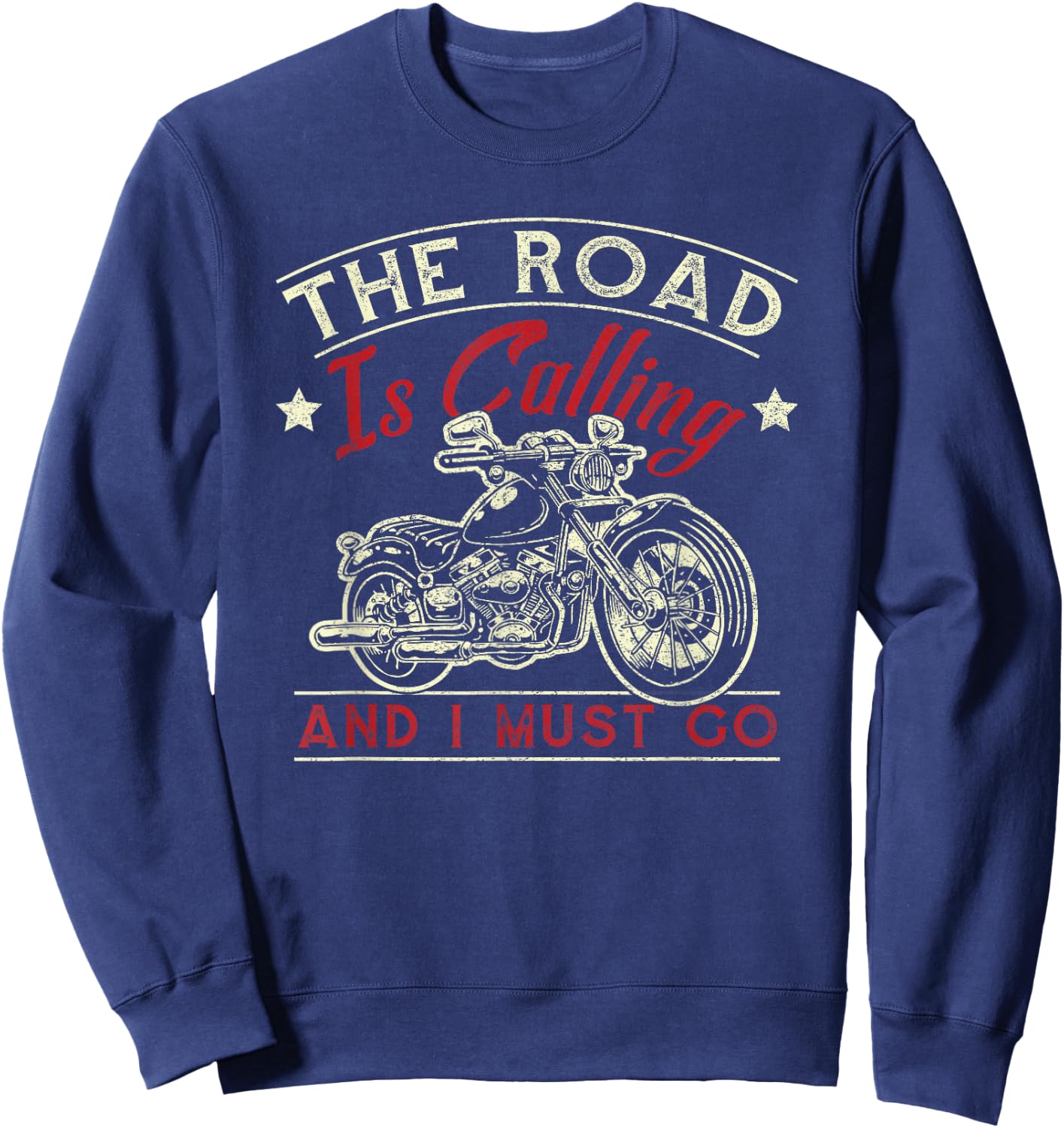 Motorcycle Motorbike Saying Motorcycling Biker Sweatshirt - Sweatshirt | Navy