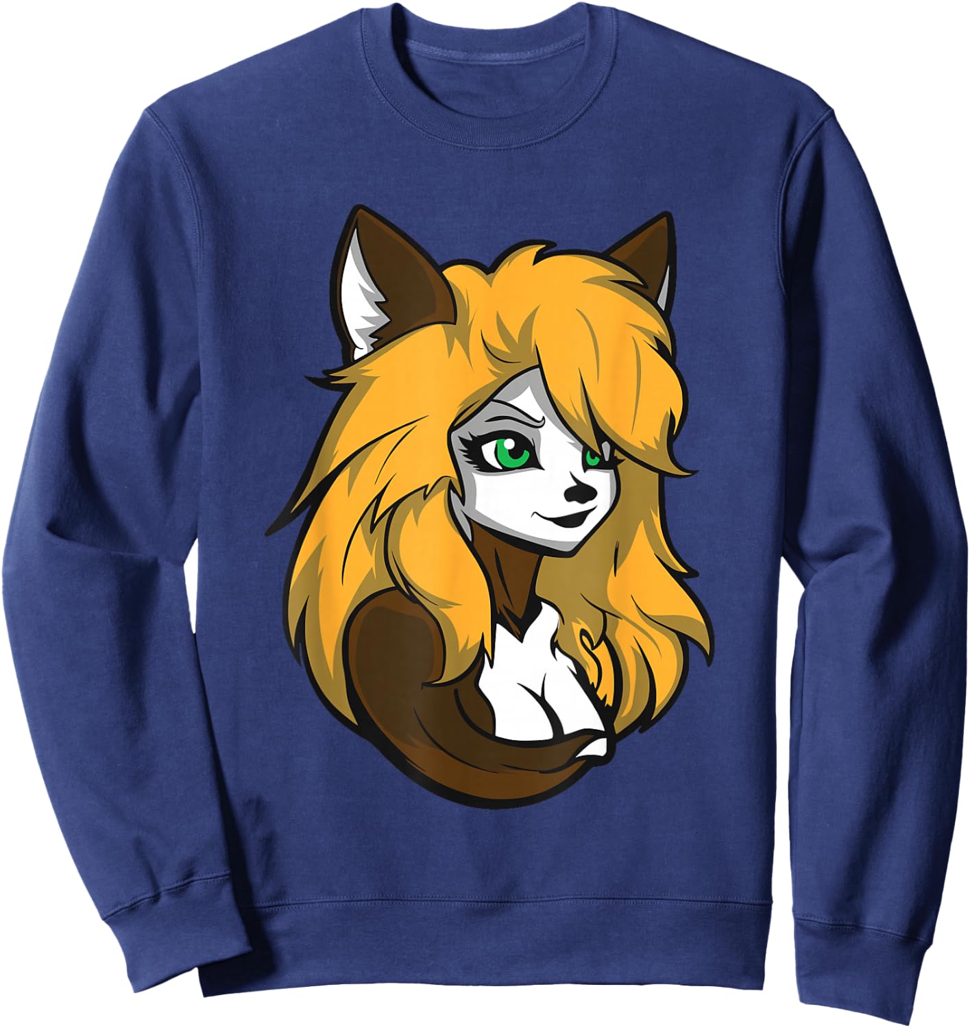 Furry Fandom Cosplay - Furs Fursona Fursuiter Fursuits Sweatshirt - Sweatshirt | Navy