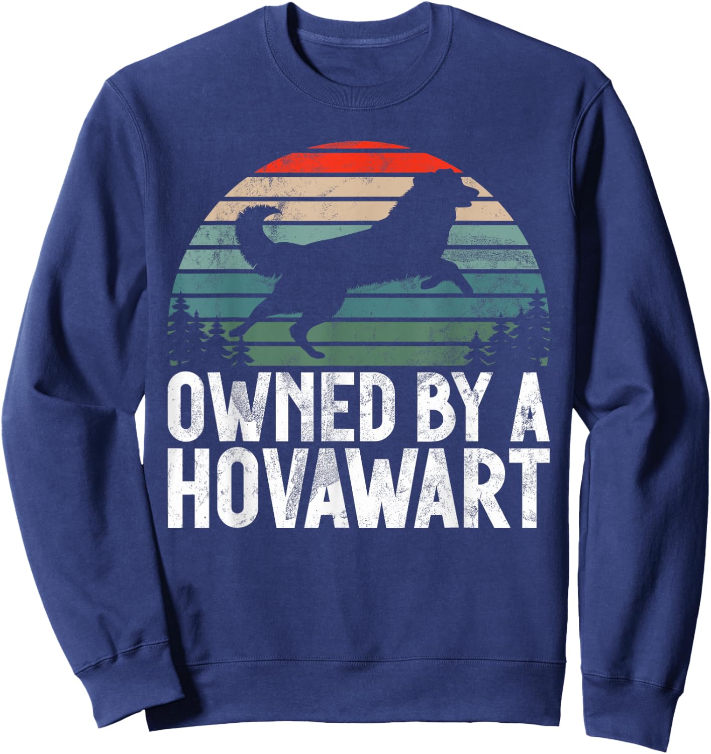 Owned by a Hovawart Sweatshirt - Sweatshirt | Navy