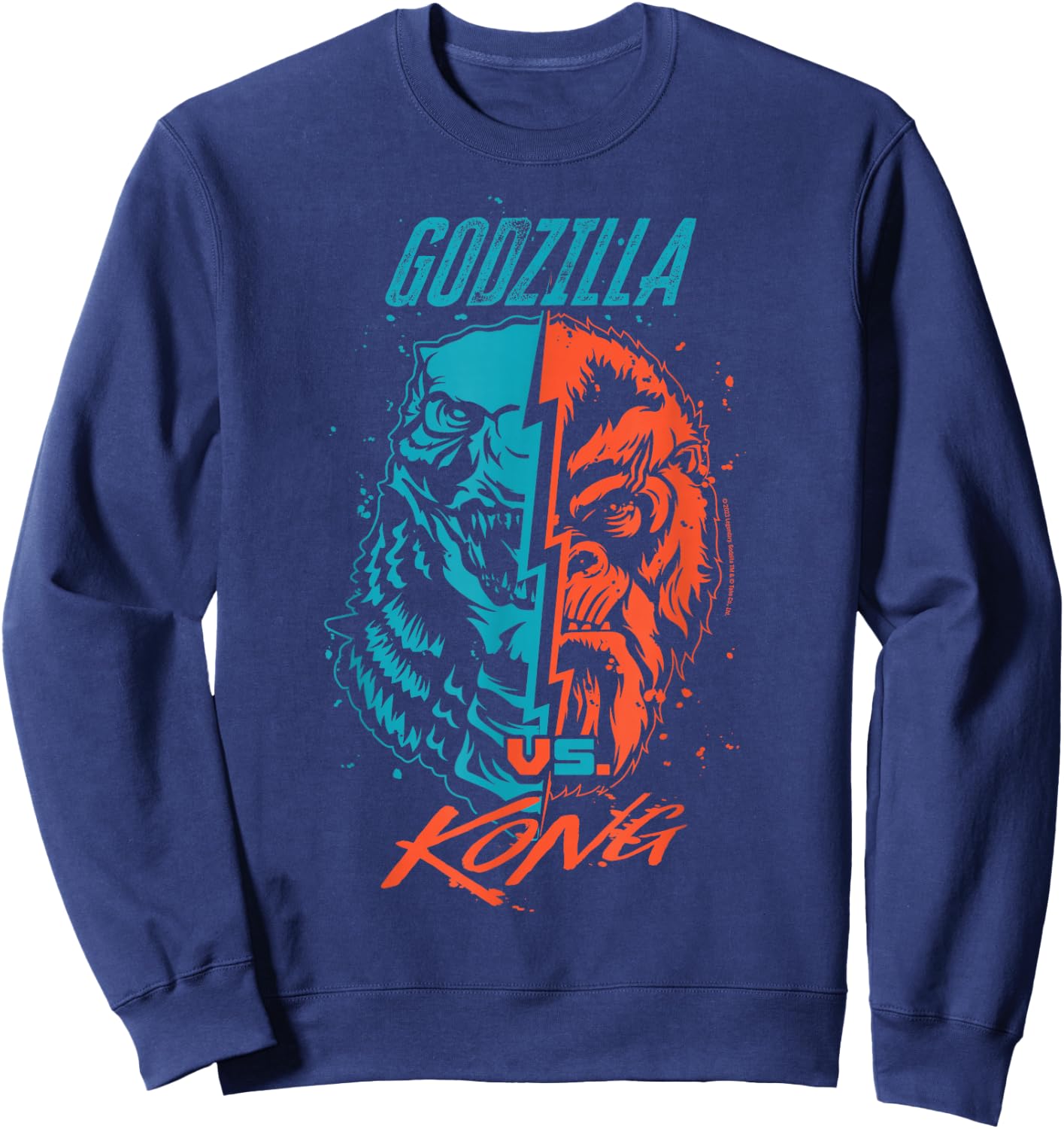 Monsterverse Godzilla VS Kong Kid Sweatshirt - Sweatshirt | Navy