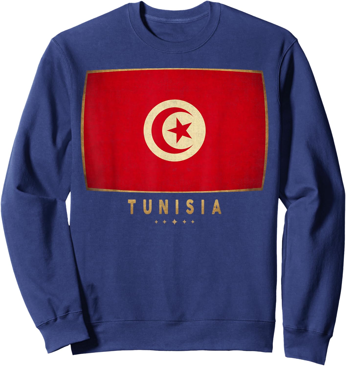 Tunisia Flag - Funny Tunisia Jersey Women Kids Sweatshirt - Sweatshirt | Navy
