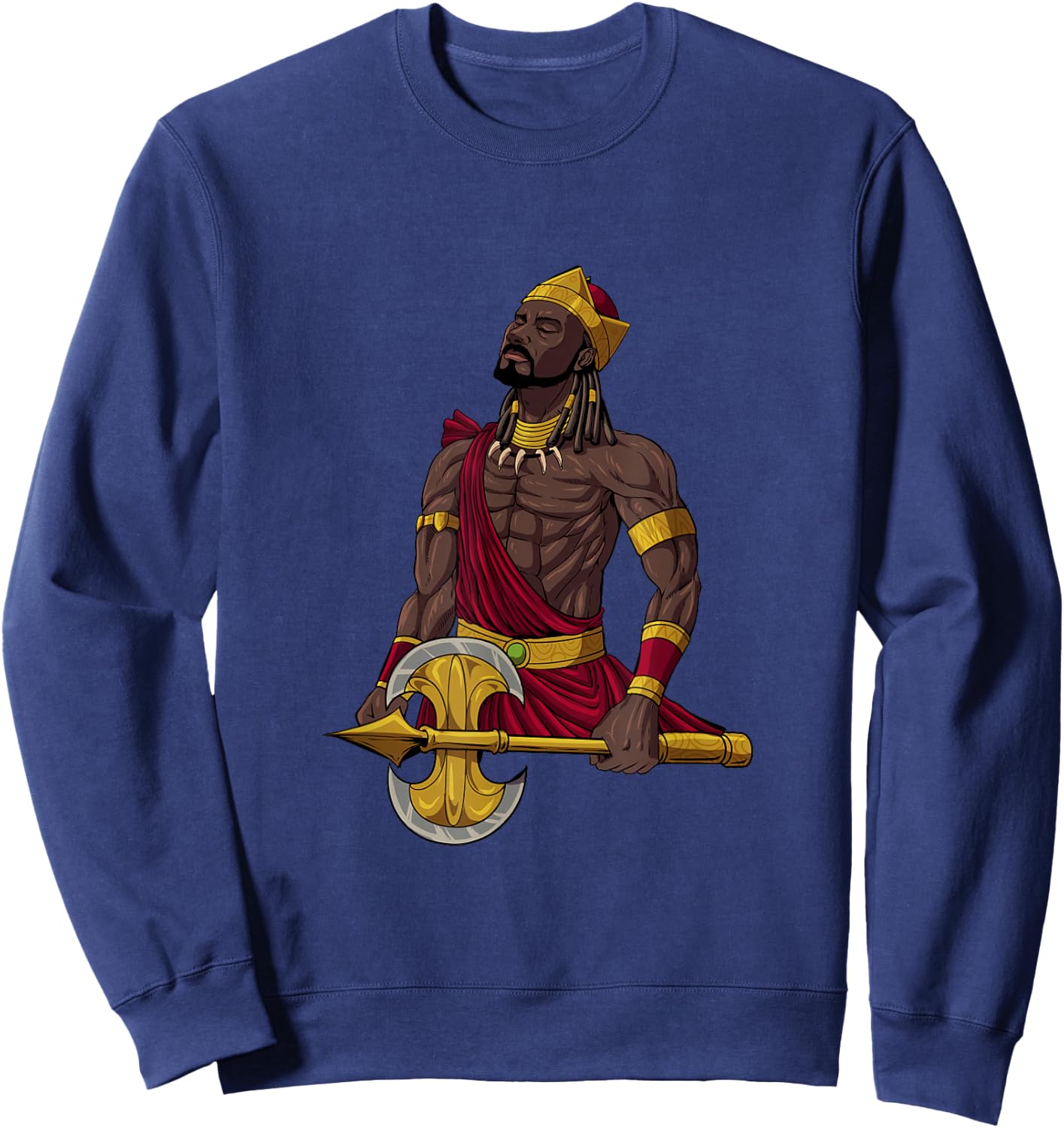 God of Yoruba Religion - Shango Sweatshirt - Sweatshirt | Navy